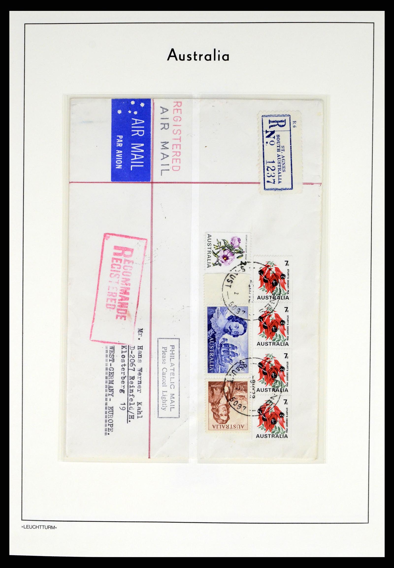 37623 044 - Postzegelverzameling 37623 Australië 1913-1995.