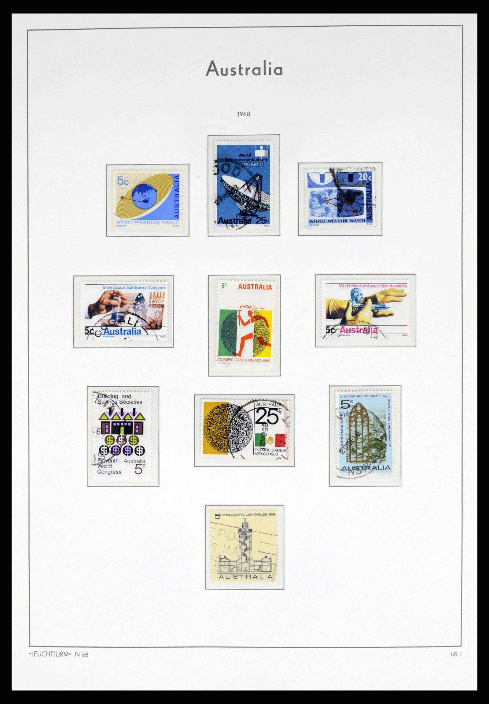 37623 046 - Postzegelverzameling 37623 Australië 1913-1995.