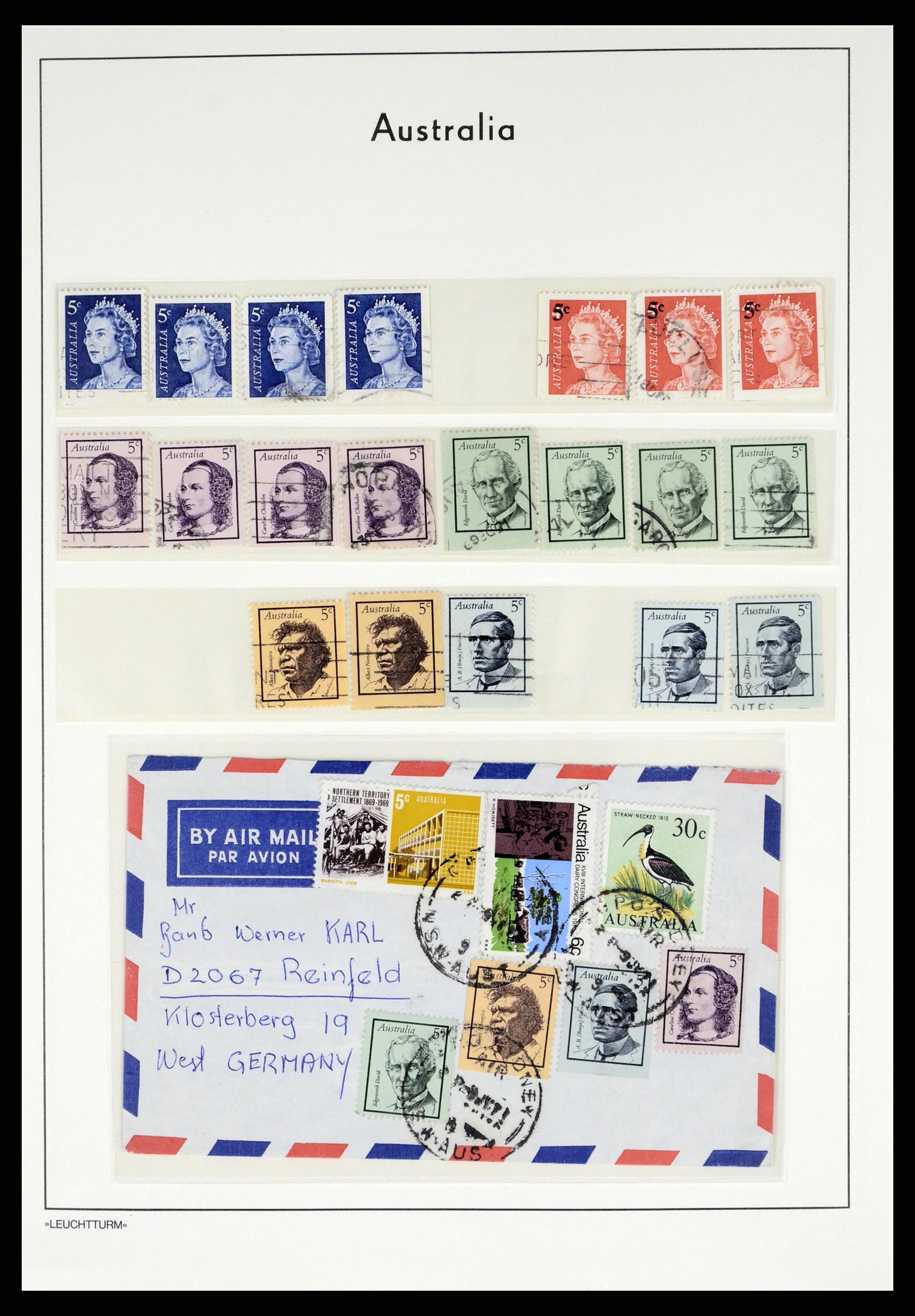37623 048 - Postzegelverzameling 37623 Australië 1913-1995.