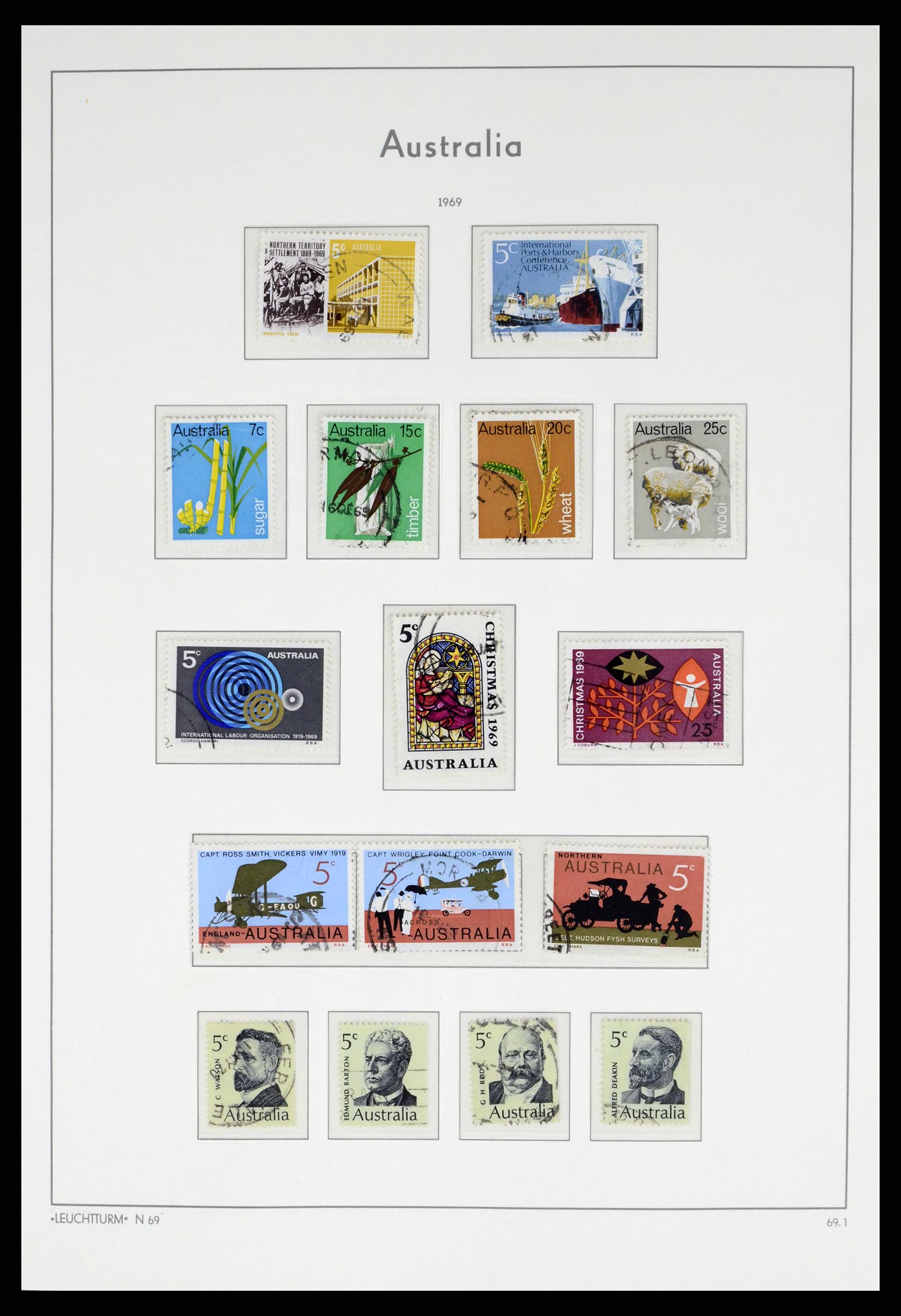 37623 049 - Postzegelverzameling 37623 Australië 1913-1995.