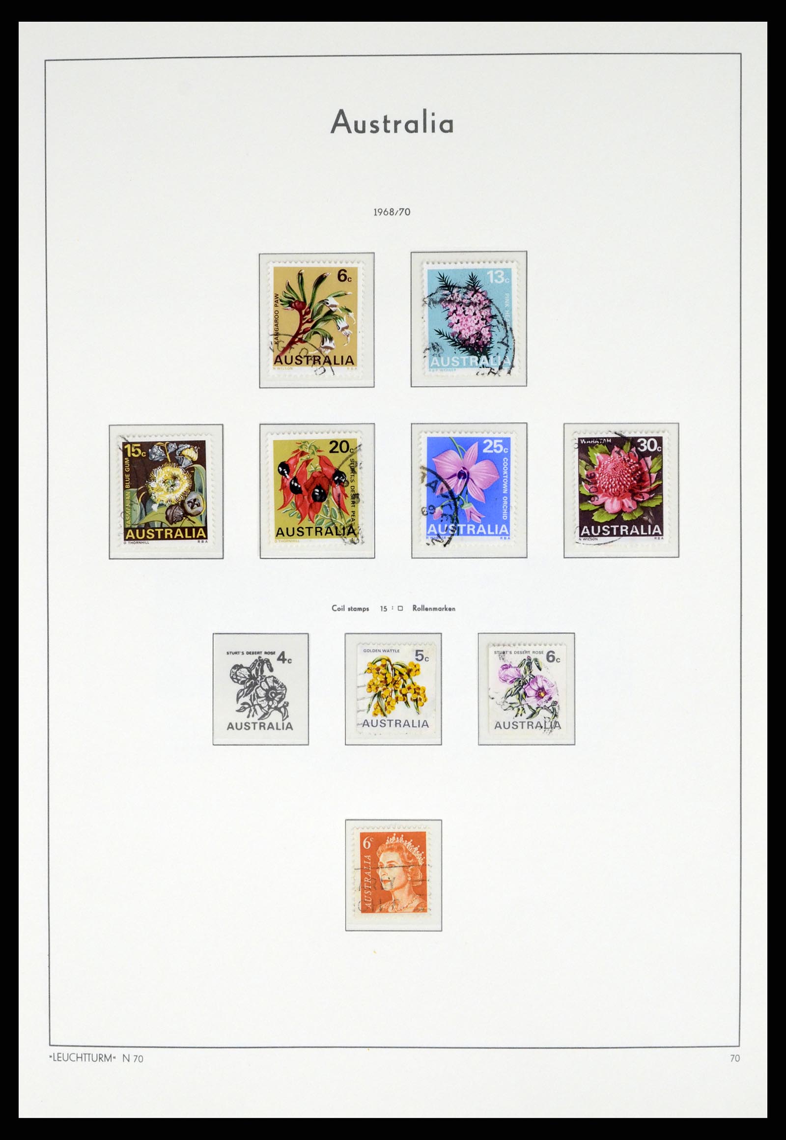 37623 050 - Postzegelverzameling 37623 Australië 1913-1995.