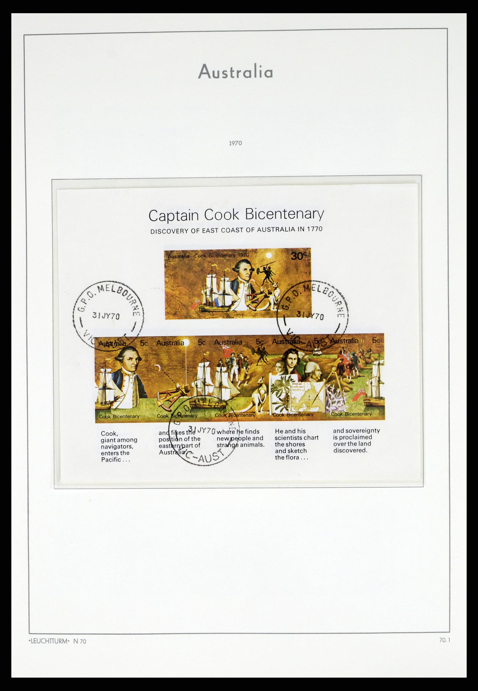 37623 051 - Postzegelverzameling 37623 Australië 1913-1995.