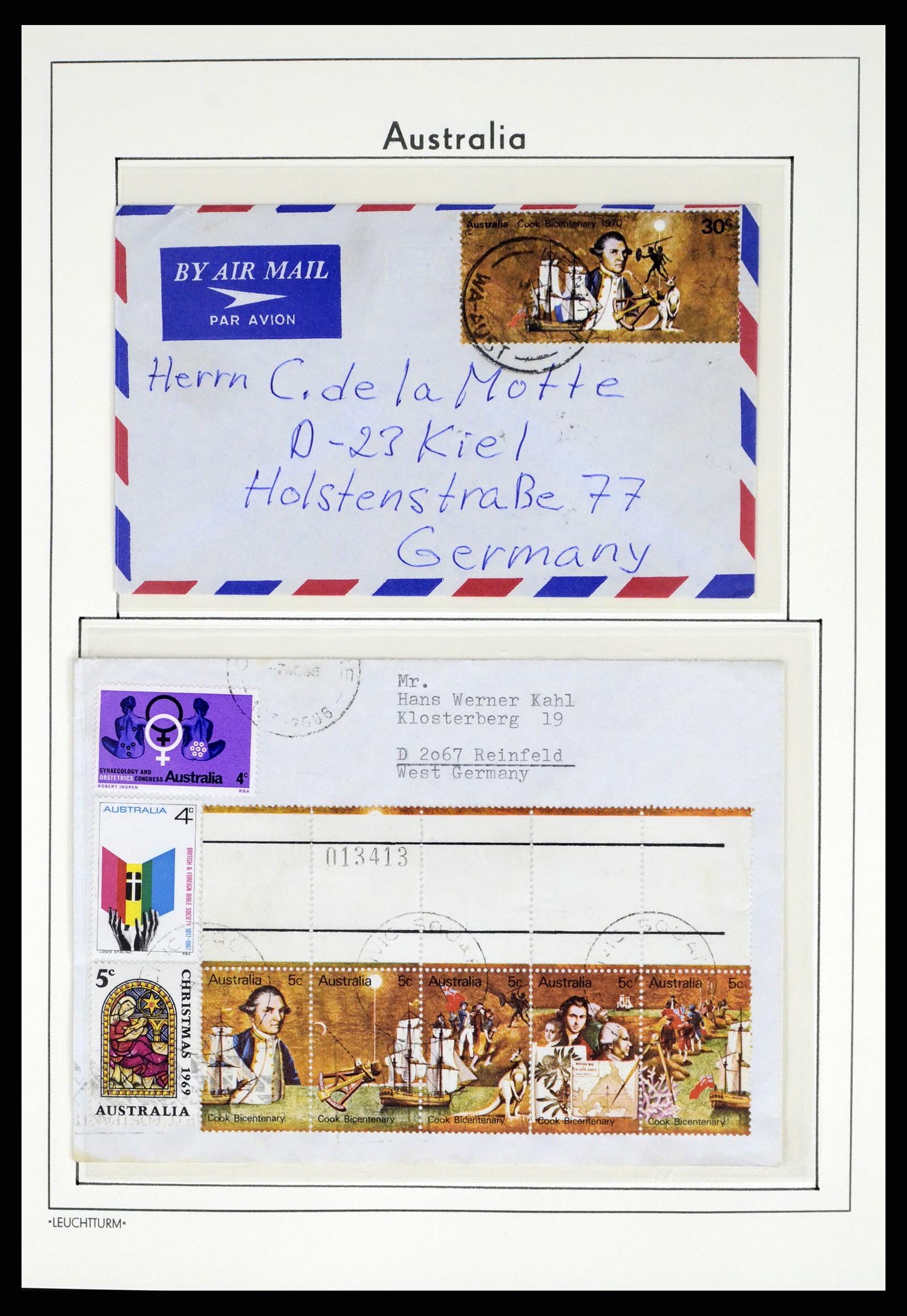 37623 052 - Postzegelverzameling 37623 Australië 1913-1995.