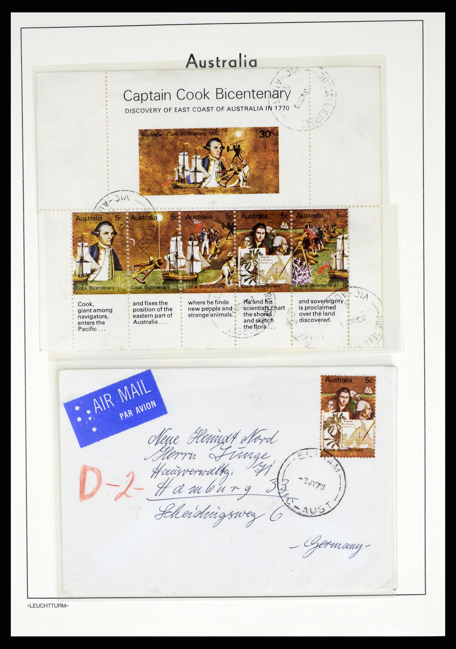 37623 055 - Postzegelverzameling 37623 Australië 1913-1995.