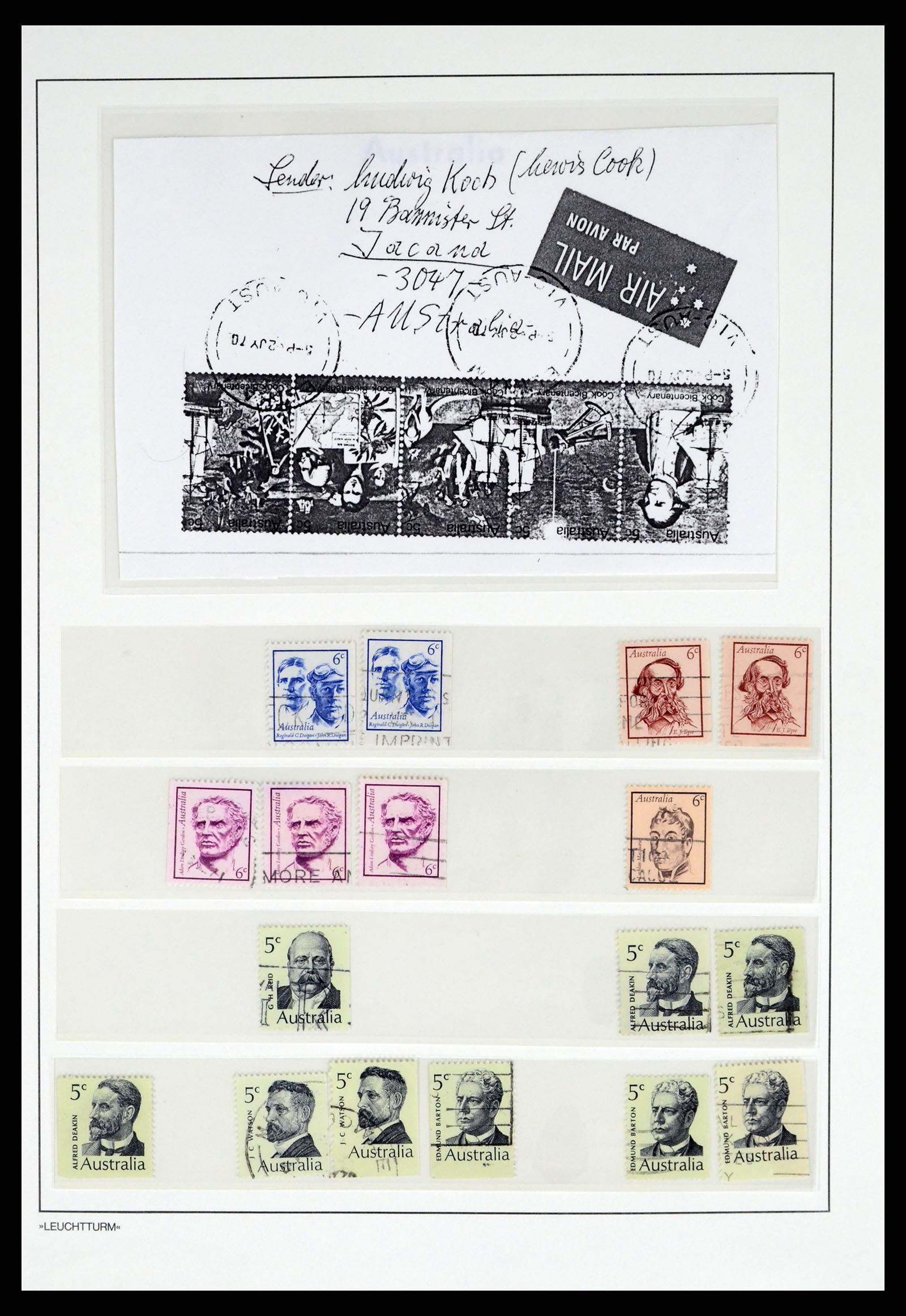 37623 057 - Postzegelverzameling 37623 Australië 1913-1995.
