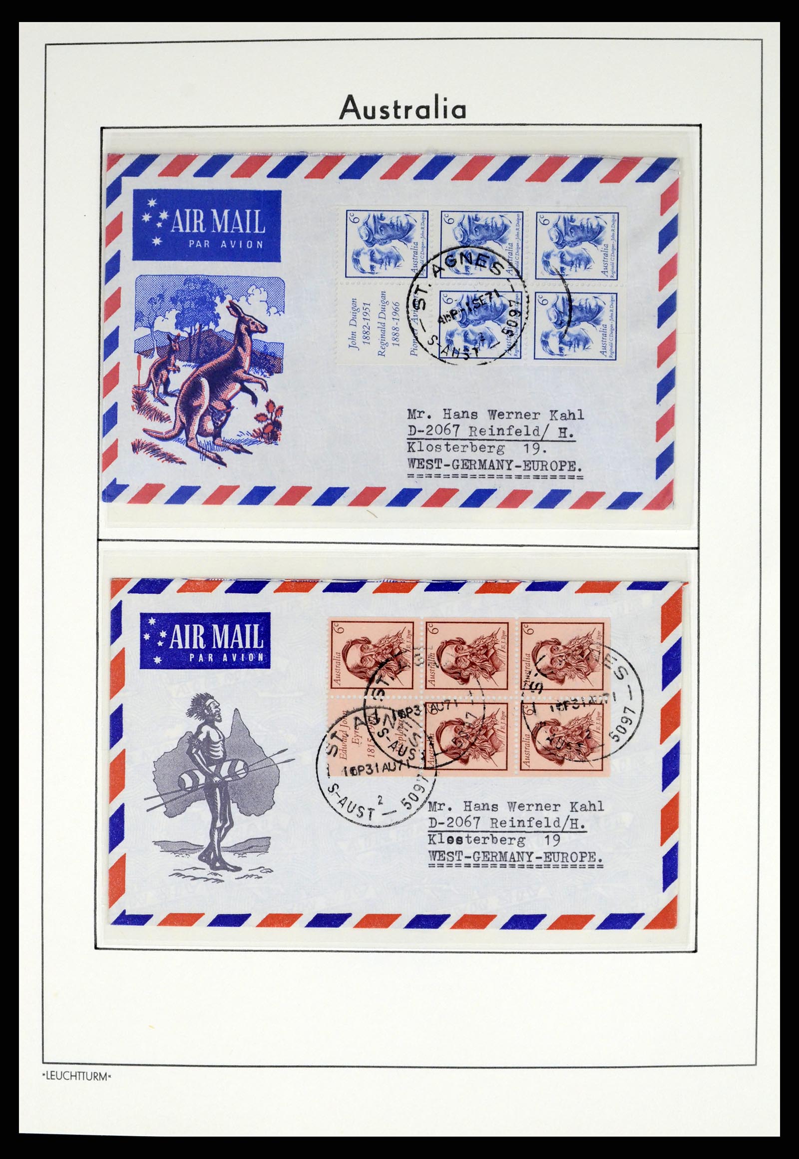 37623 060 - Postzegelverzameling 37623 Australië 1913-1995.