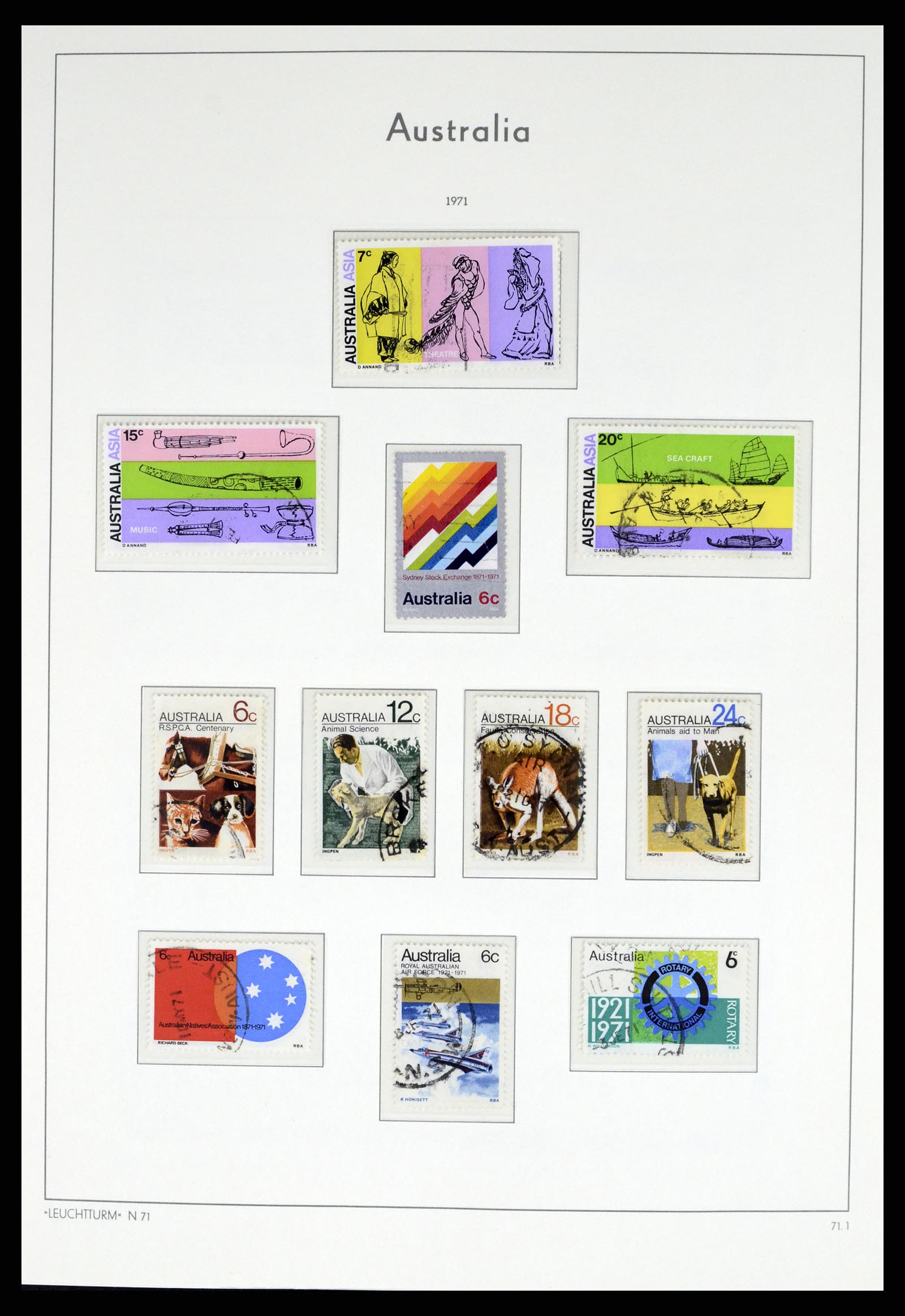 37623 061 - Stamp collection 37623 Australia 1913-1995.