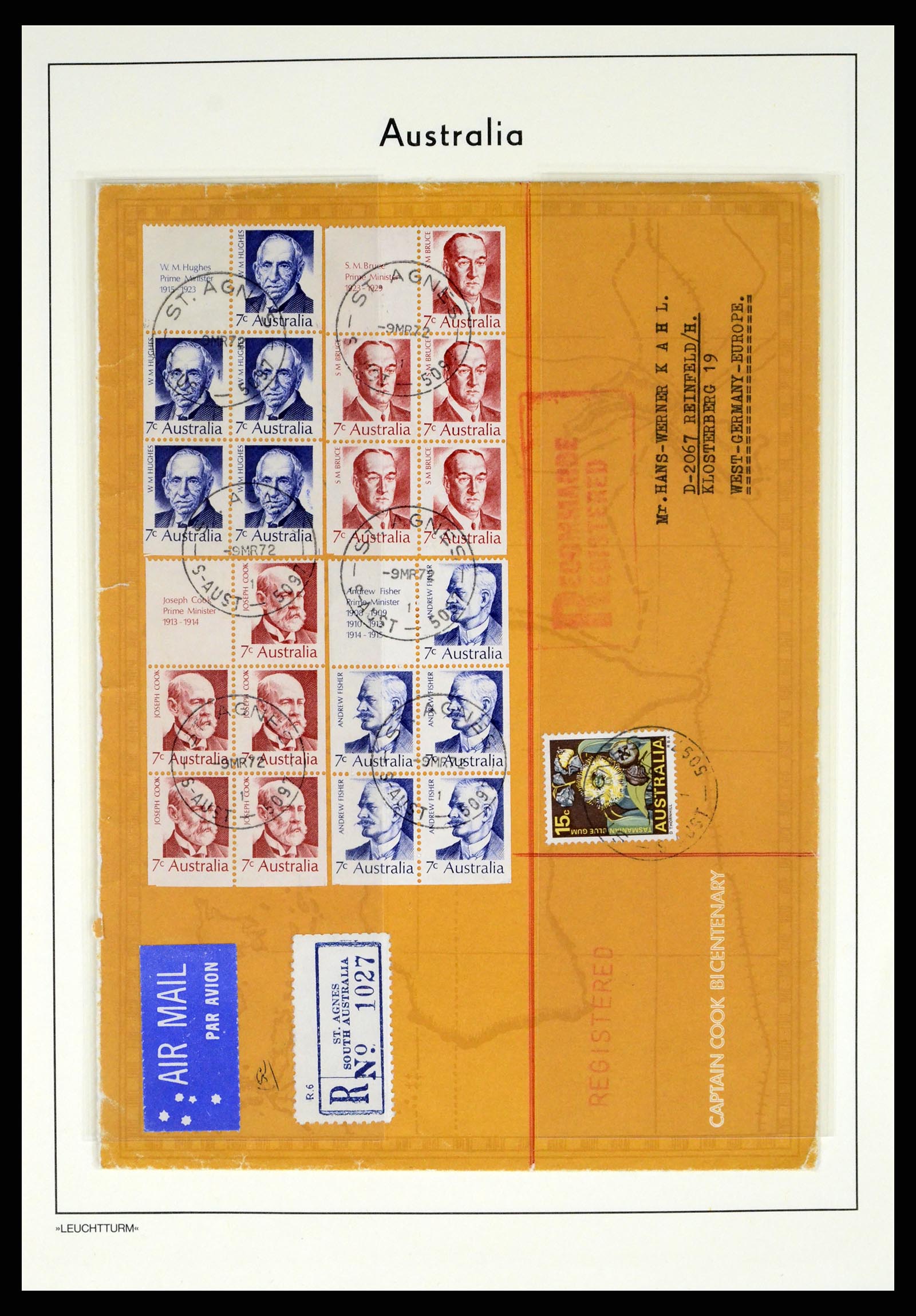 37623 072 - Stamp collection 37623 Australia 1913-1995.