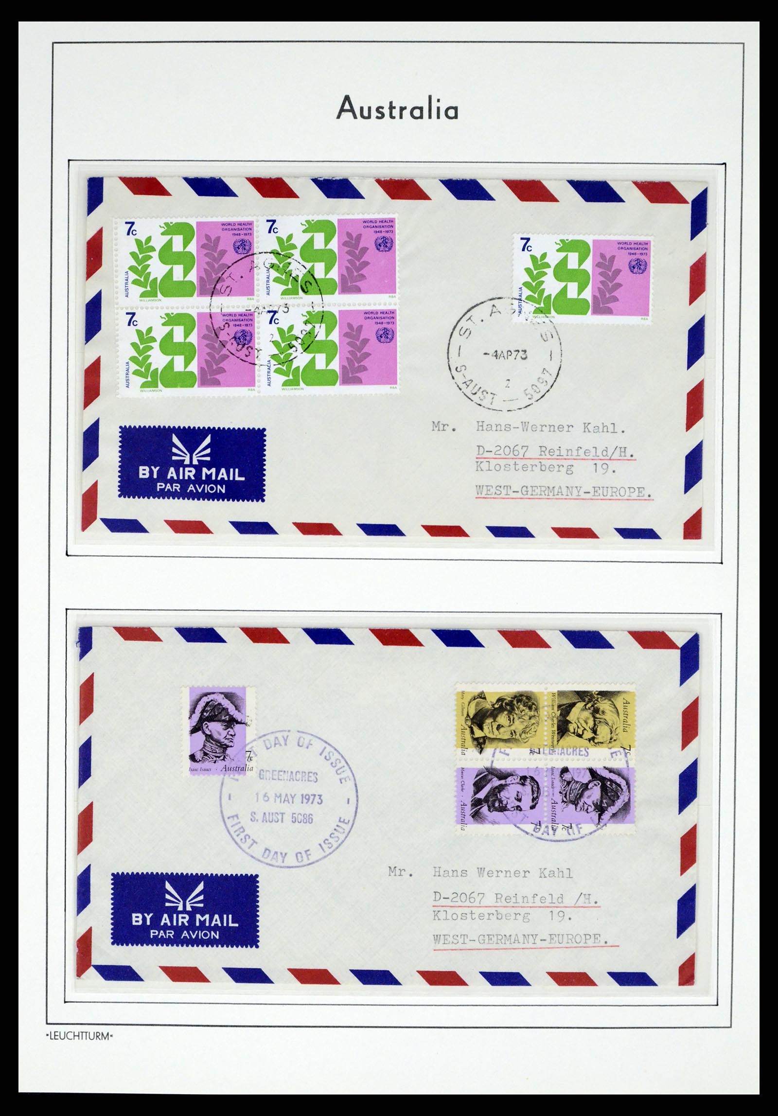 37623 079 - Stamp collection 37623 Australia 1913-1995.