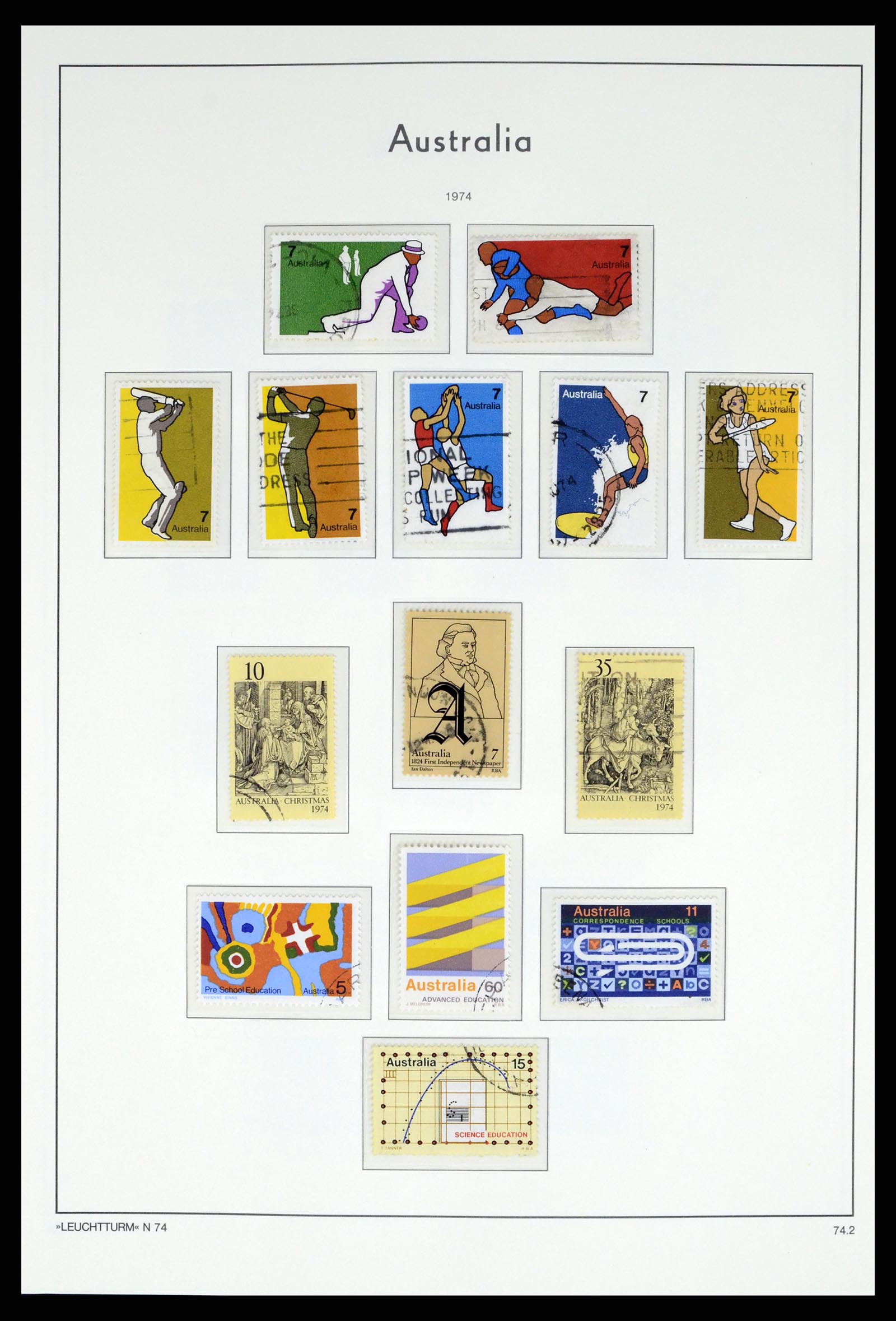 37623 087 - Stamp collection 37623 Australia 1913-1995.