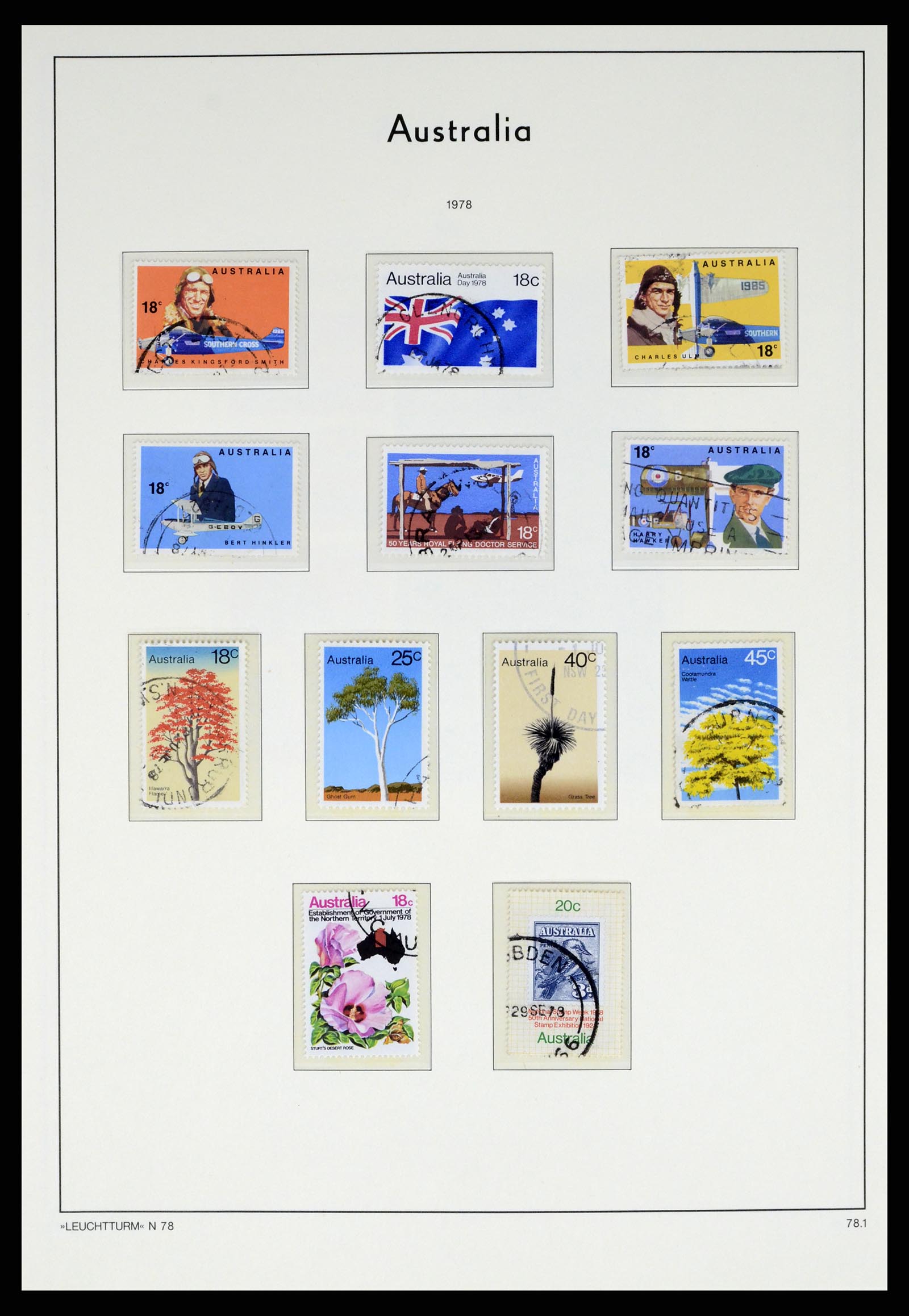 37623 097 - Stamp collection 37623 Australia 1913-1995.
