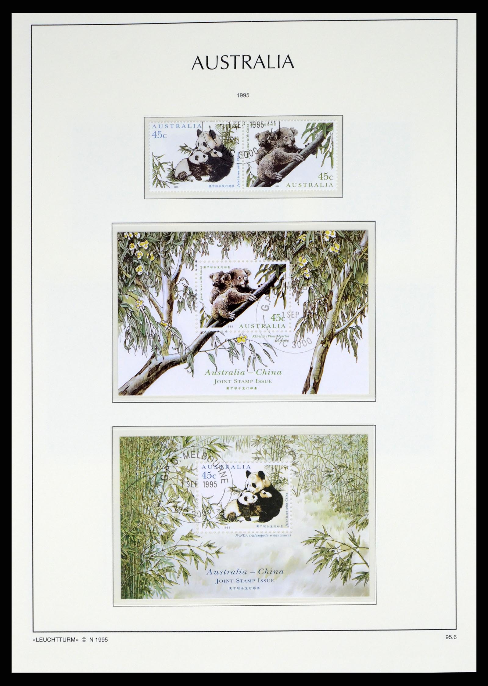 37623 245 - Stamp collection 37623 Australia 1913-1995.