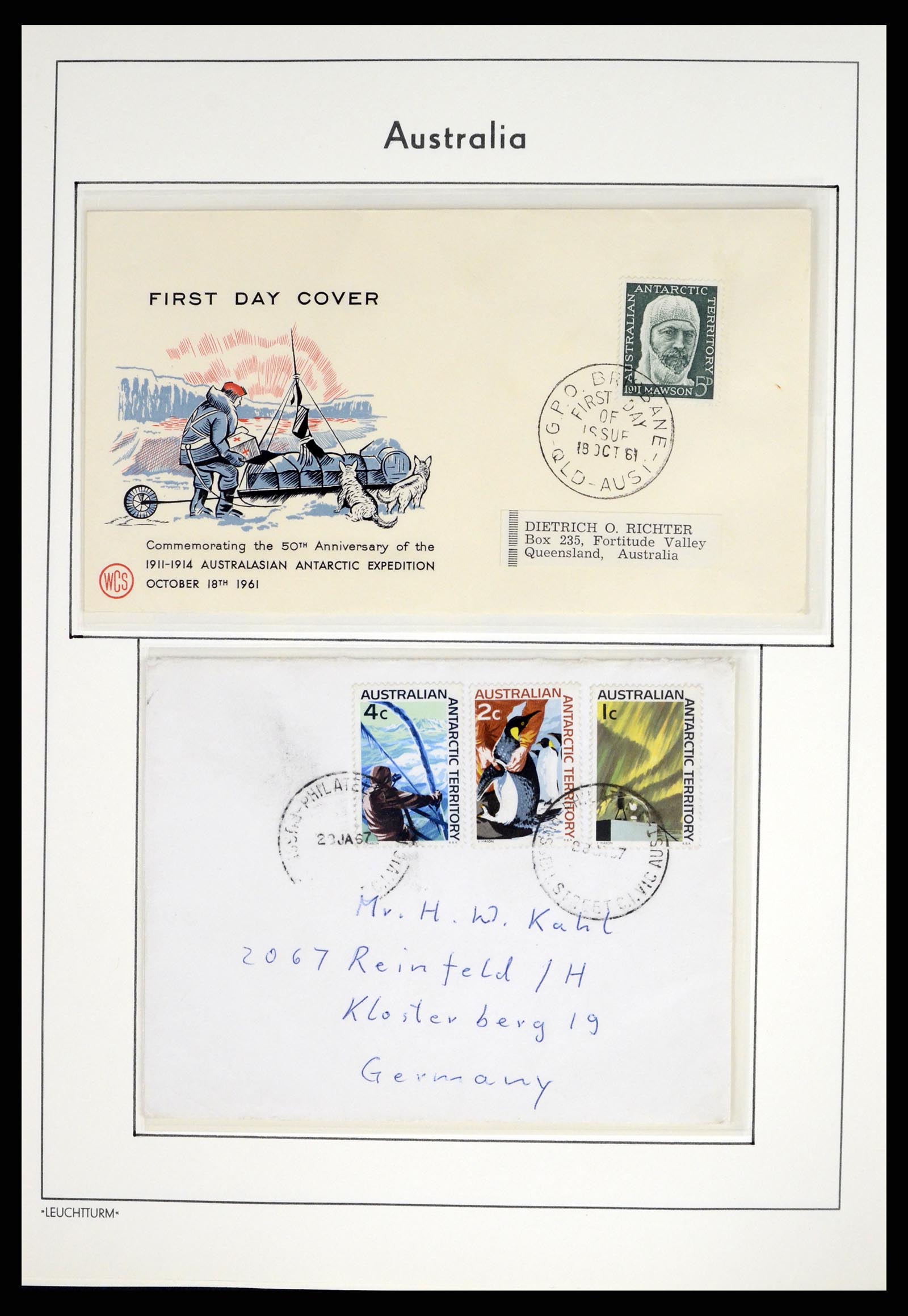 37623 250 - Stamp collection 37623 Australia 1913-1995.