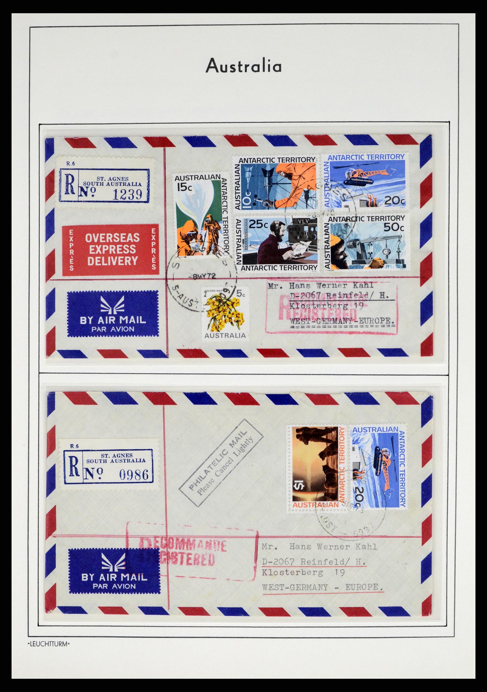 37623 253 - Stamp collection 37623 Australia 1913-1995.
