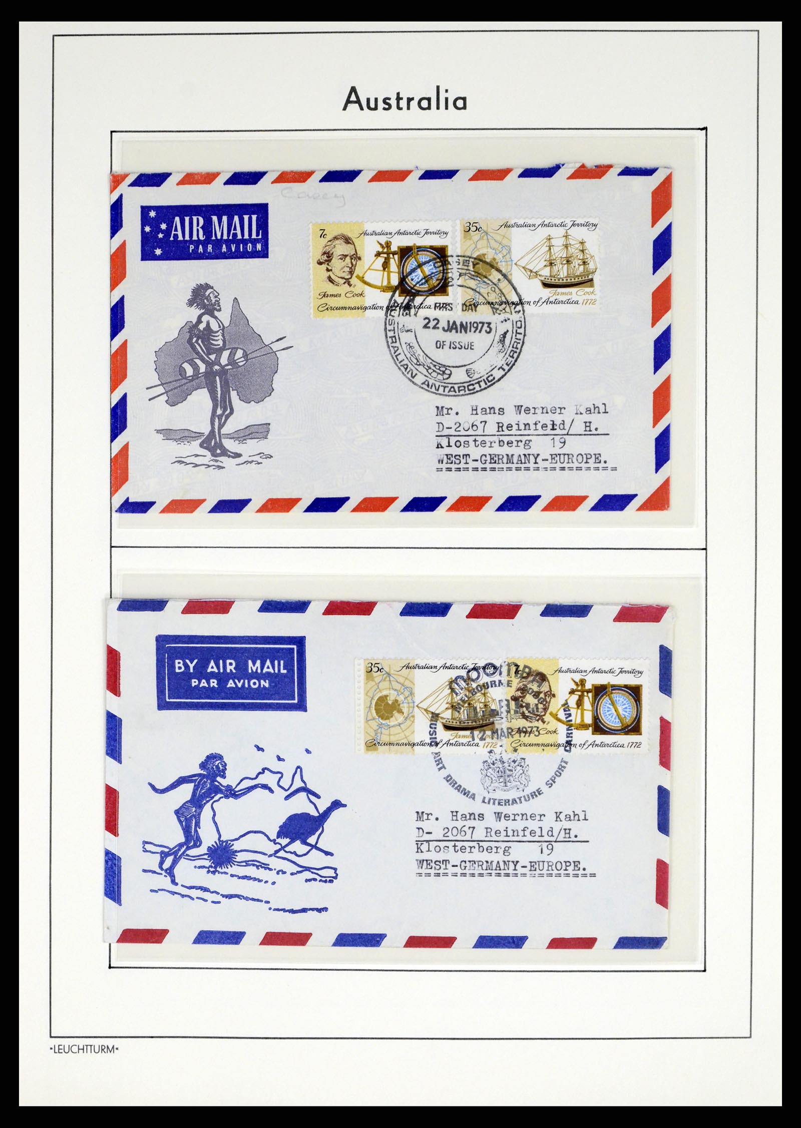 37623 254 - Stamp collection 37623 Australia 1913-1995.