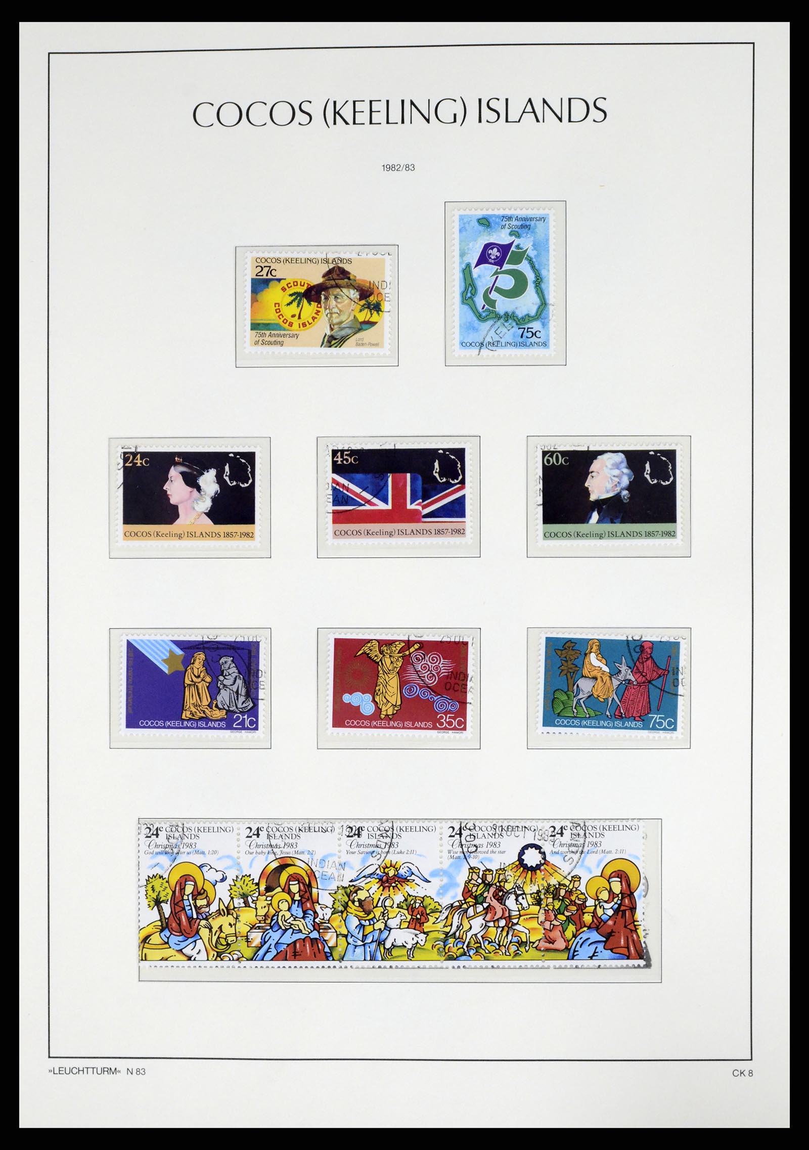 37623 281 - Postzegelverzameling 37623 Australië 1913-1995.