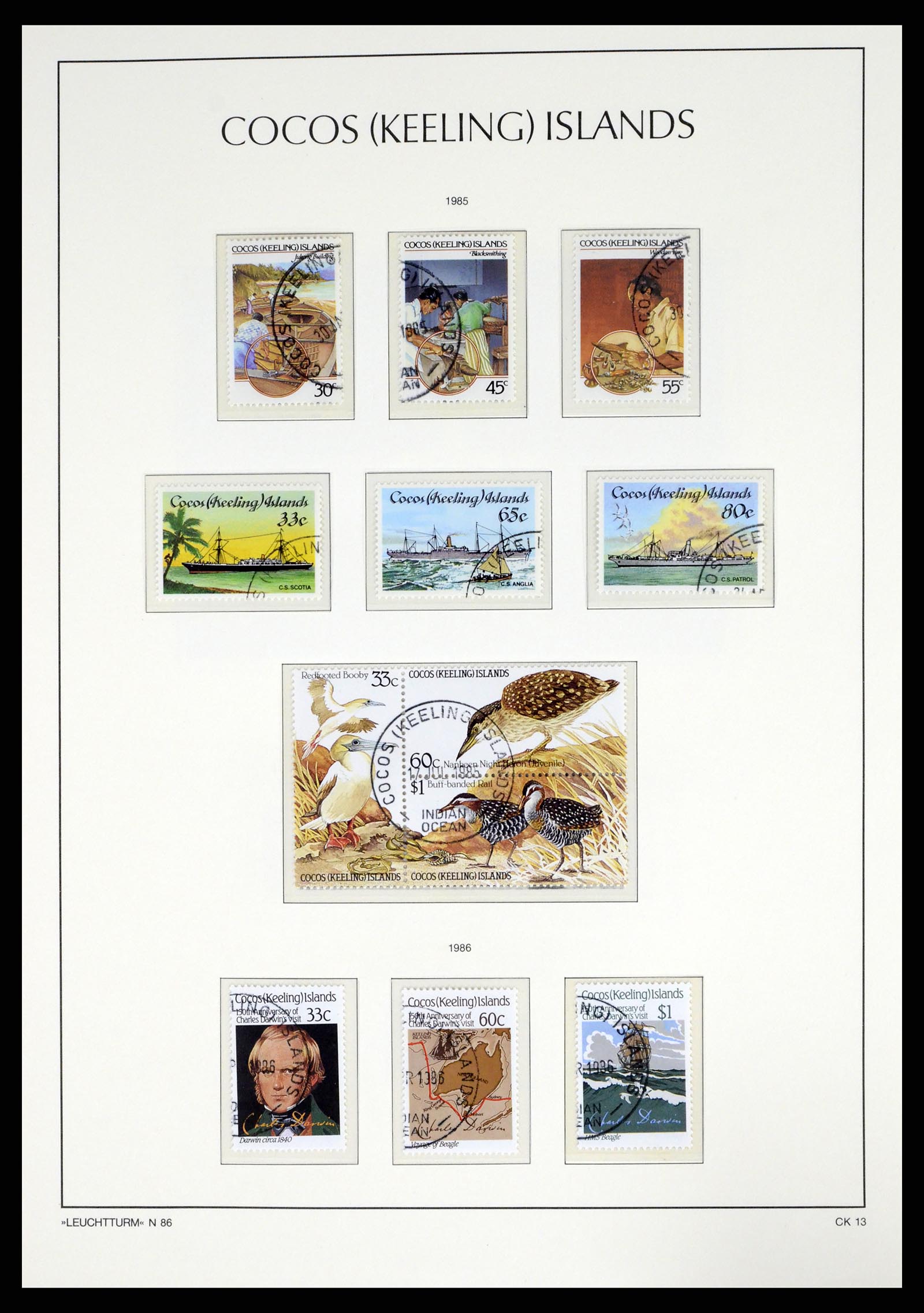 37623 286 - Postzegelverzameling 37623 Australië 1913-1995.