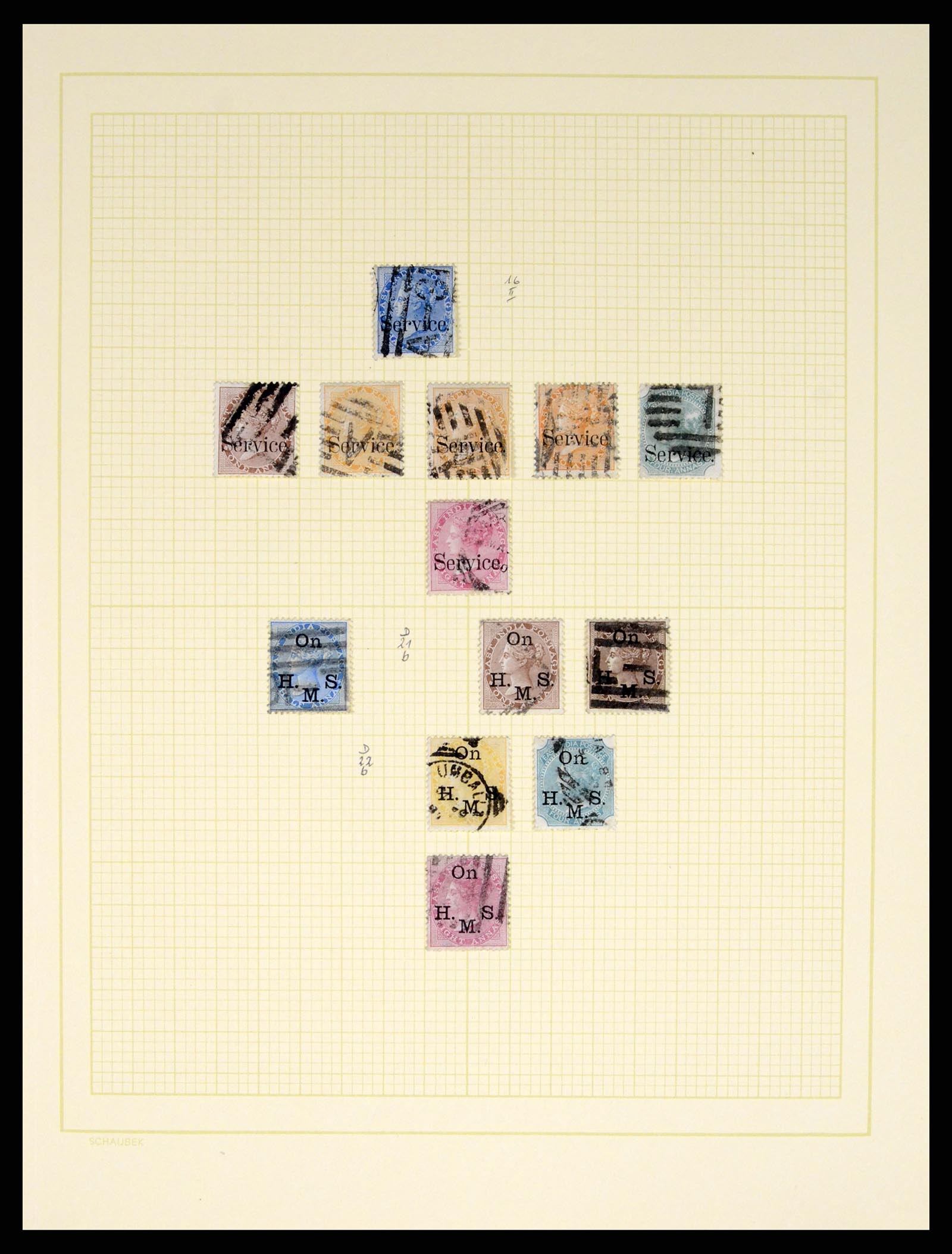 37624 004 - Postzegelverzameling 37624 India 1854-2013.