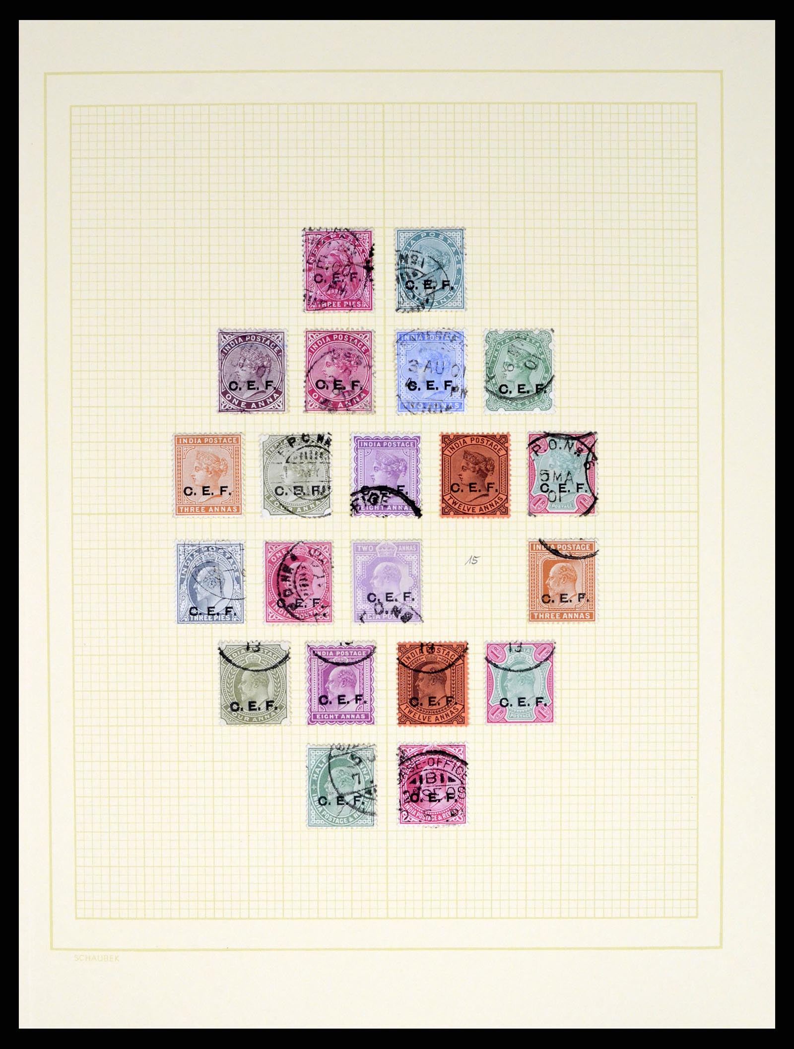 37624 011 - Postzegelverzameling 37624 India 1854-2013.