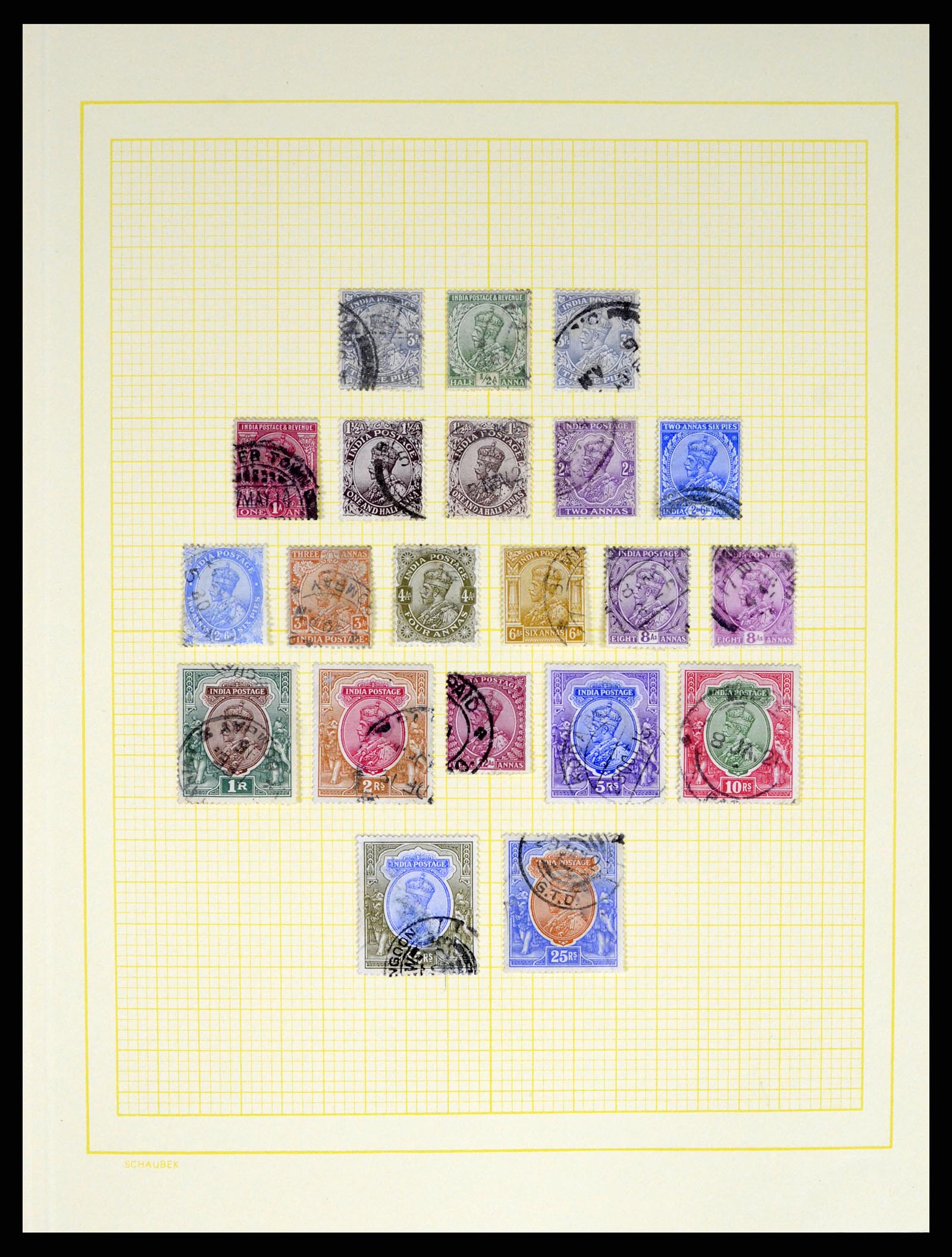 37624 013 - Stamp collection 37624 India 1854-2013.