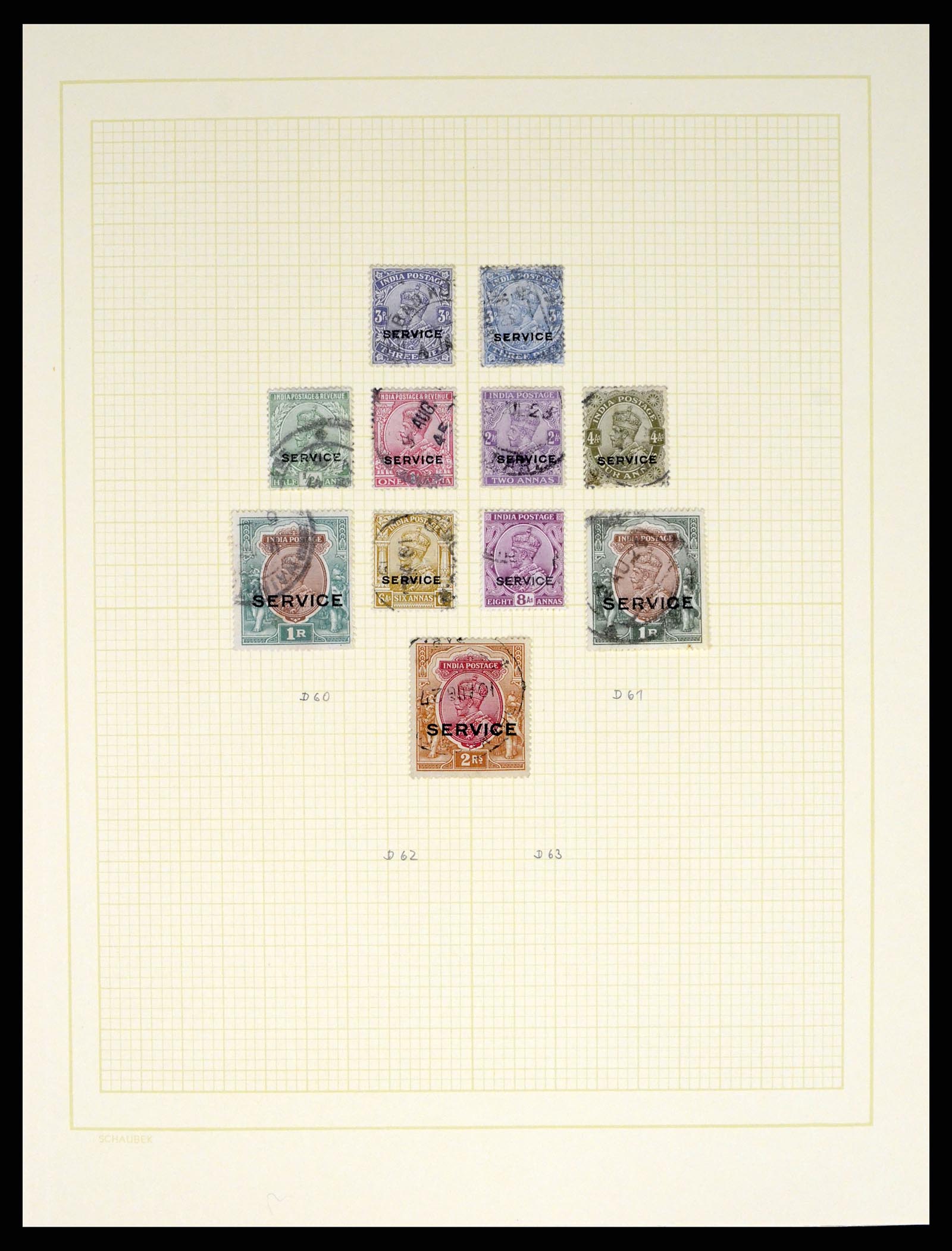 37624 014 - Postzegelverzameling 37624 India 1854-2013.