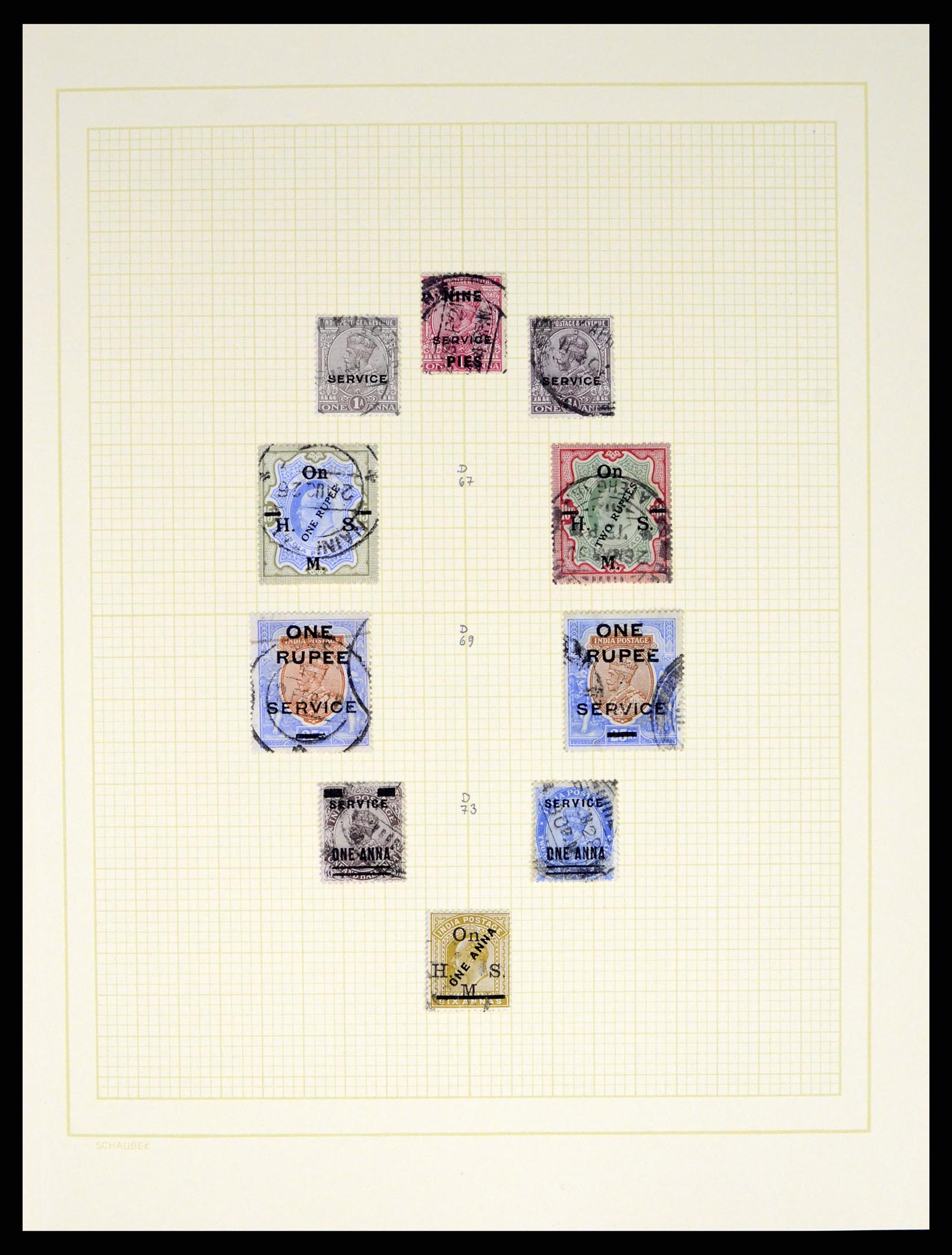 37624 015 - Stamp collection 37624 India 1854-2013.