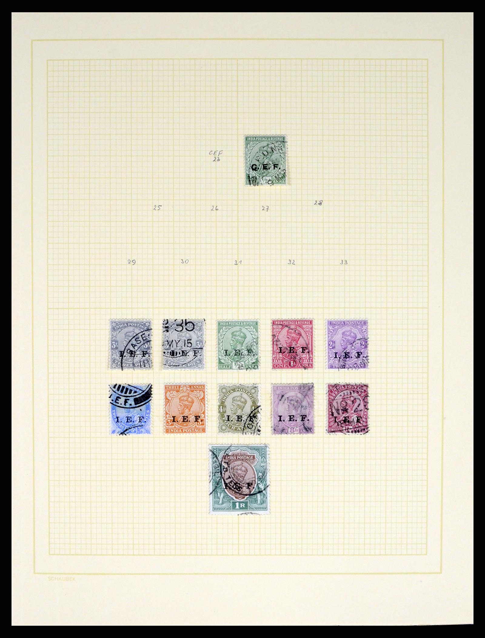 37624 016 - Stamp collection 37624 India 1854-2013.