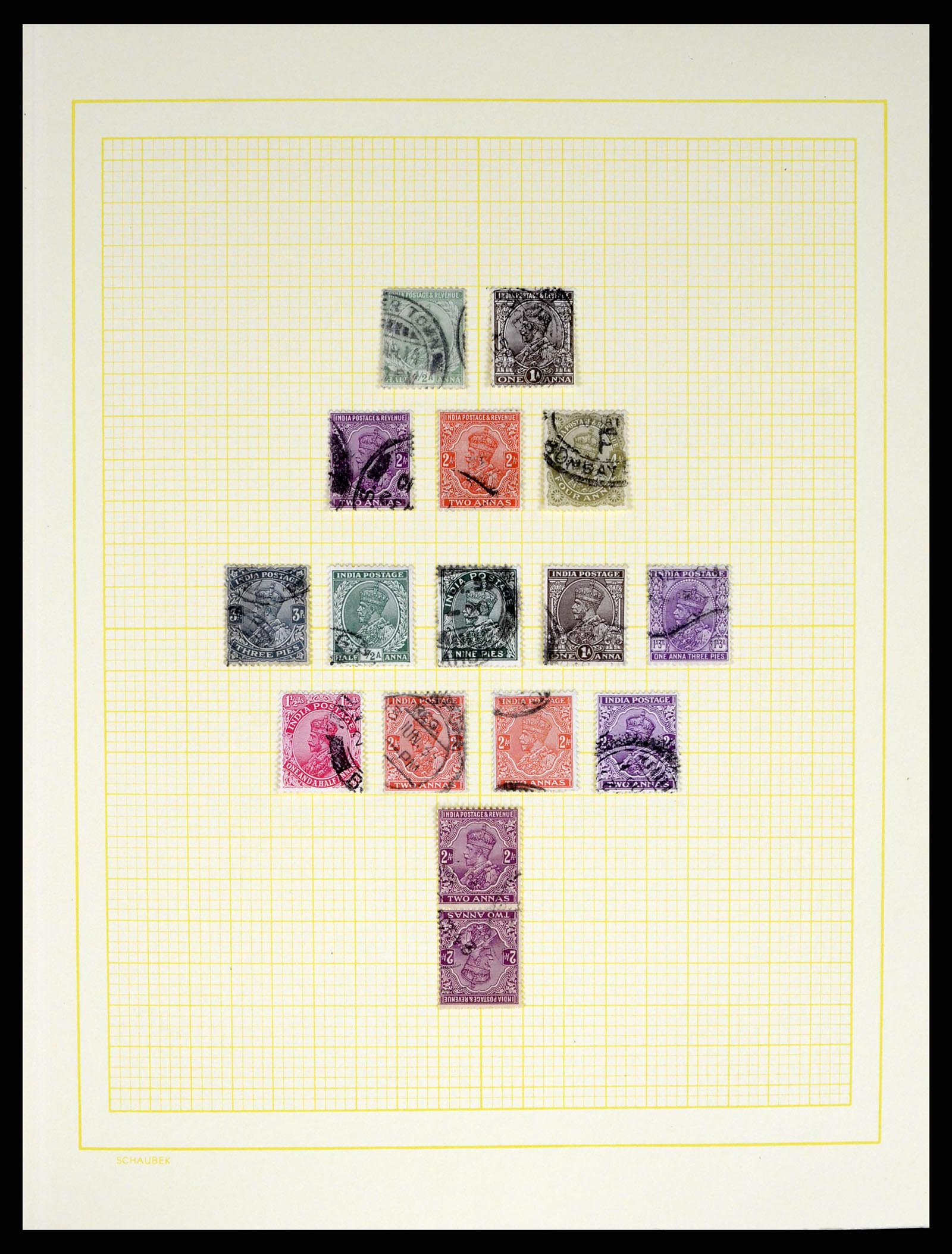 37624 017 - Postzegelverzameling 37624 India 1854-2013.