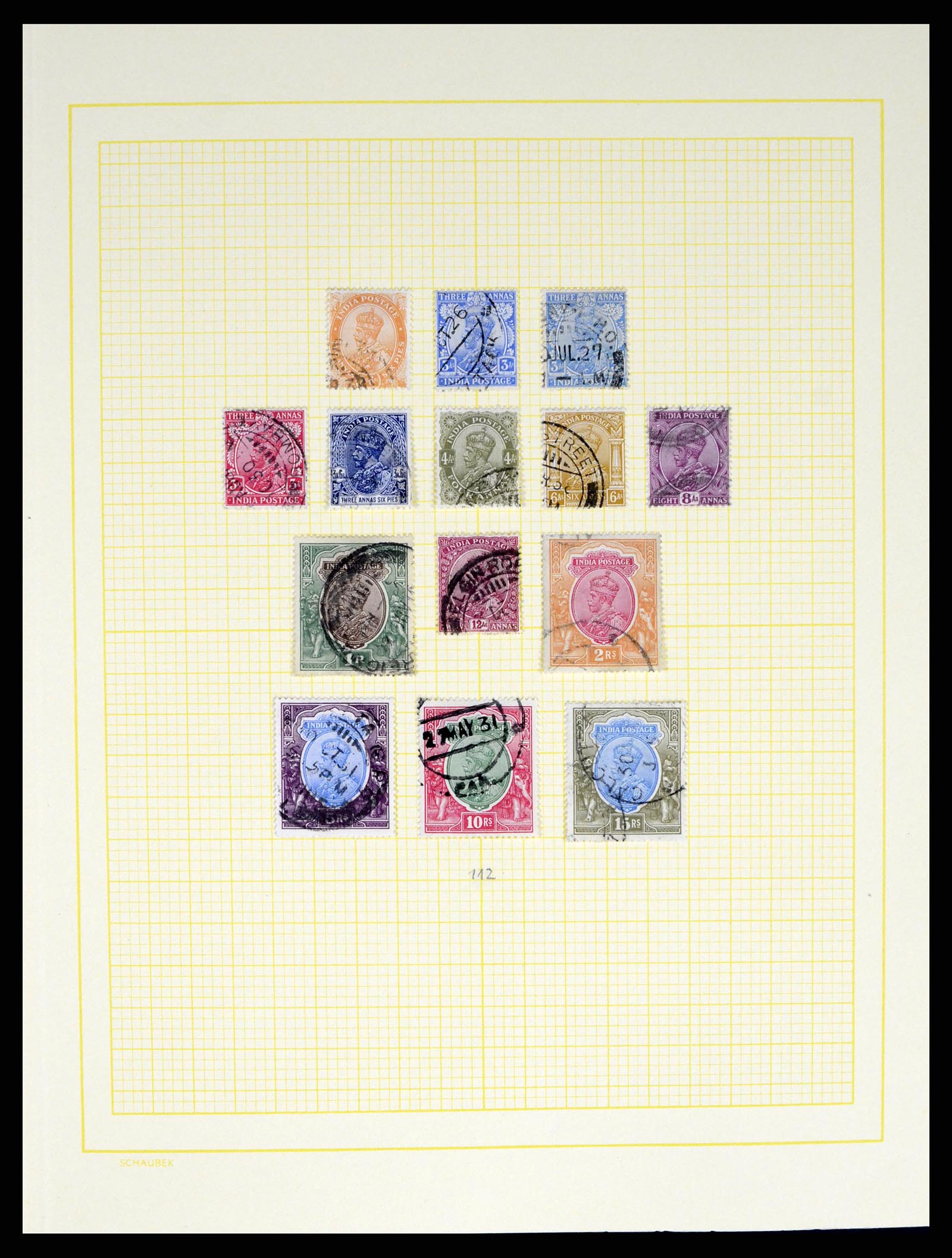 37624 018 - Stamp collection 37624 India 1854-2013.