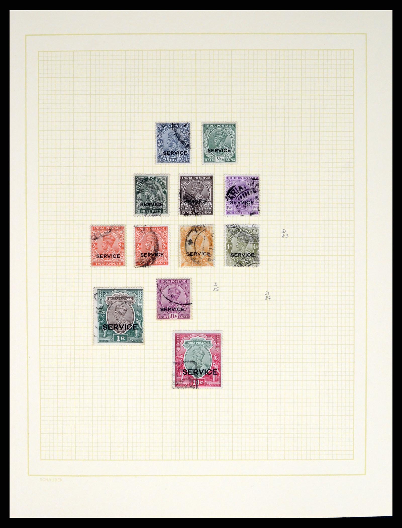 37624 019 - Postzegelverzameling 37624 India 1854-2013.