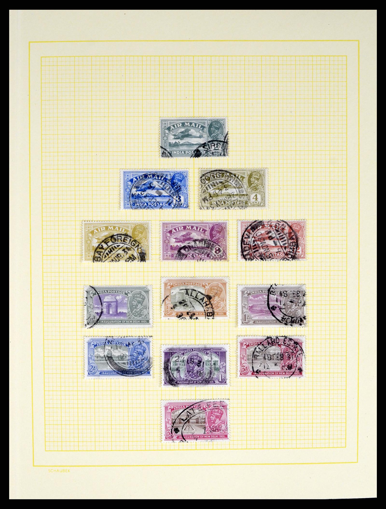 37624 020 - Postzegelverzameling 37624 India 1854-2013.