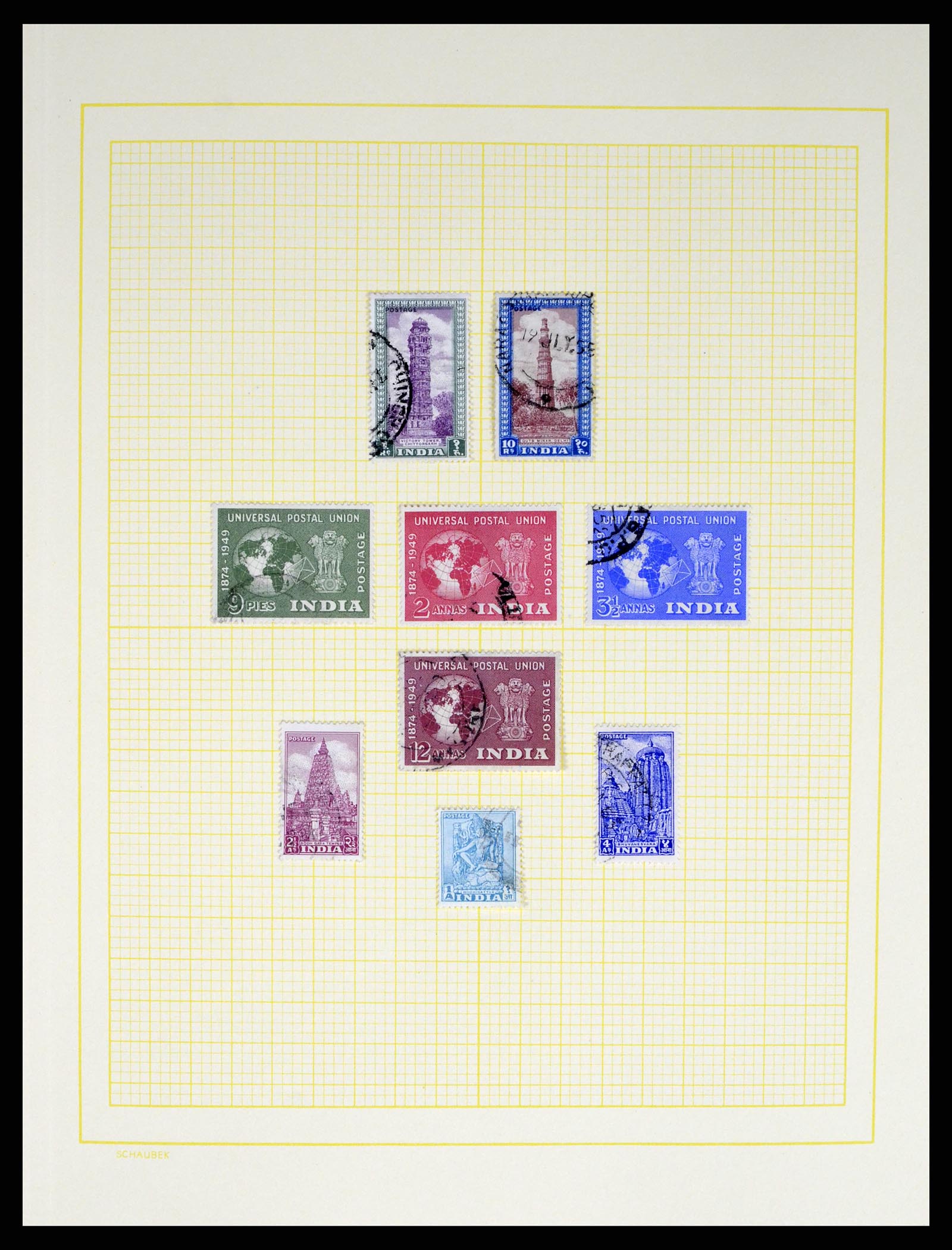 37624 029 - Postzegelverzameling 37624 India 1854-2013.