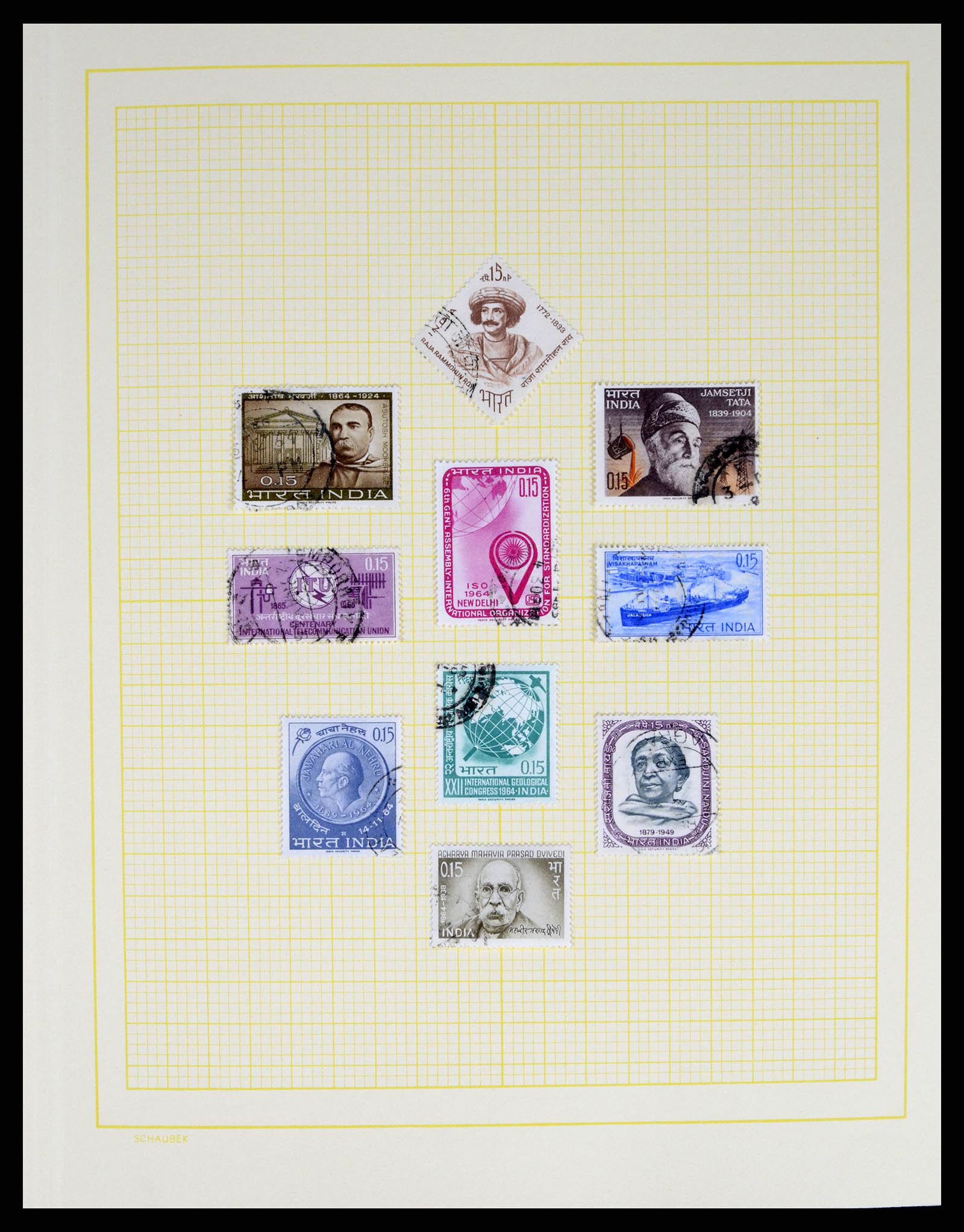 37624 047 - Postzegelverzameling 37624 India 1854-2013.