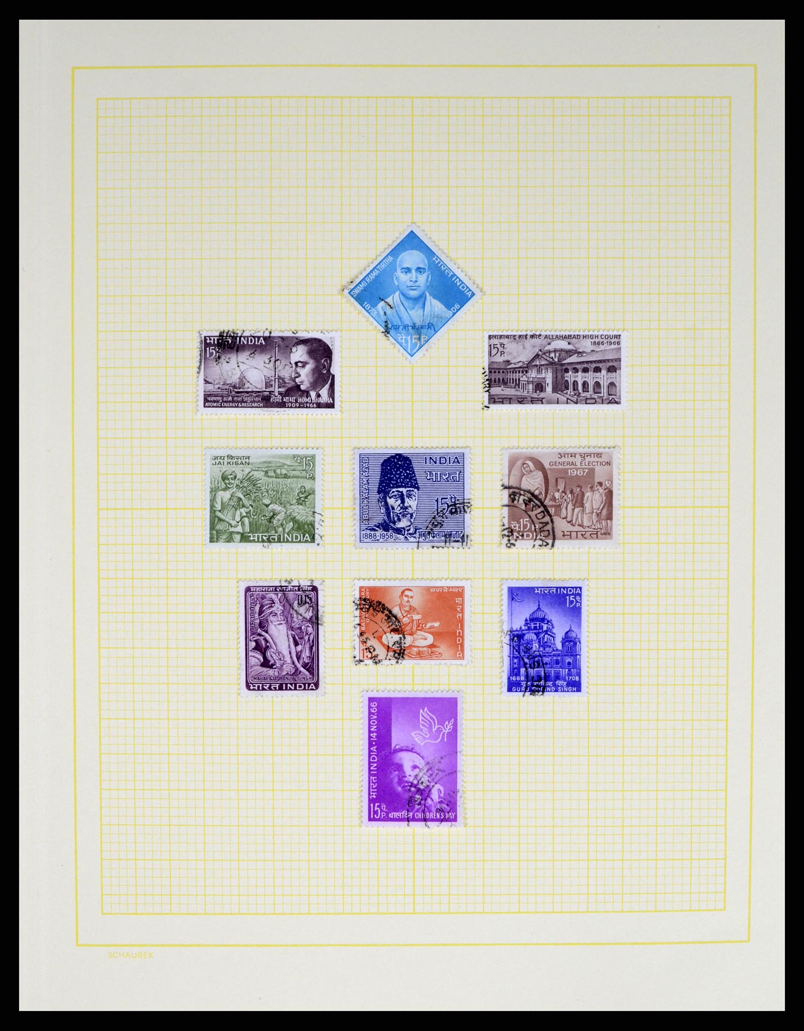 37624 051 - Postzegelverzameling 37624 India 1854-2013.
