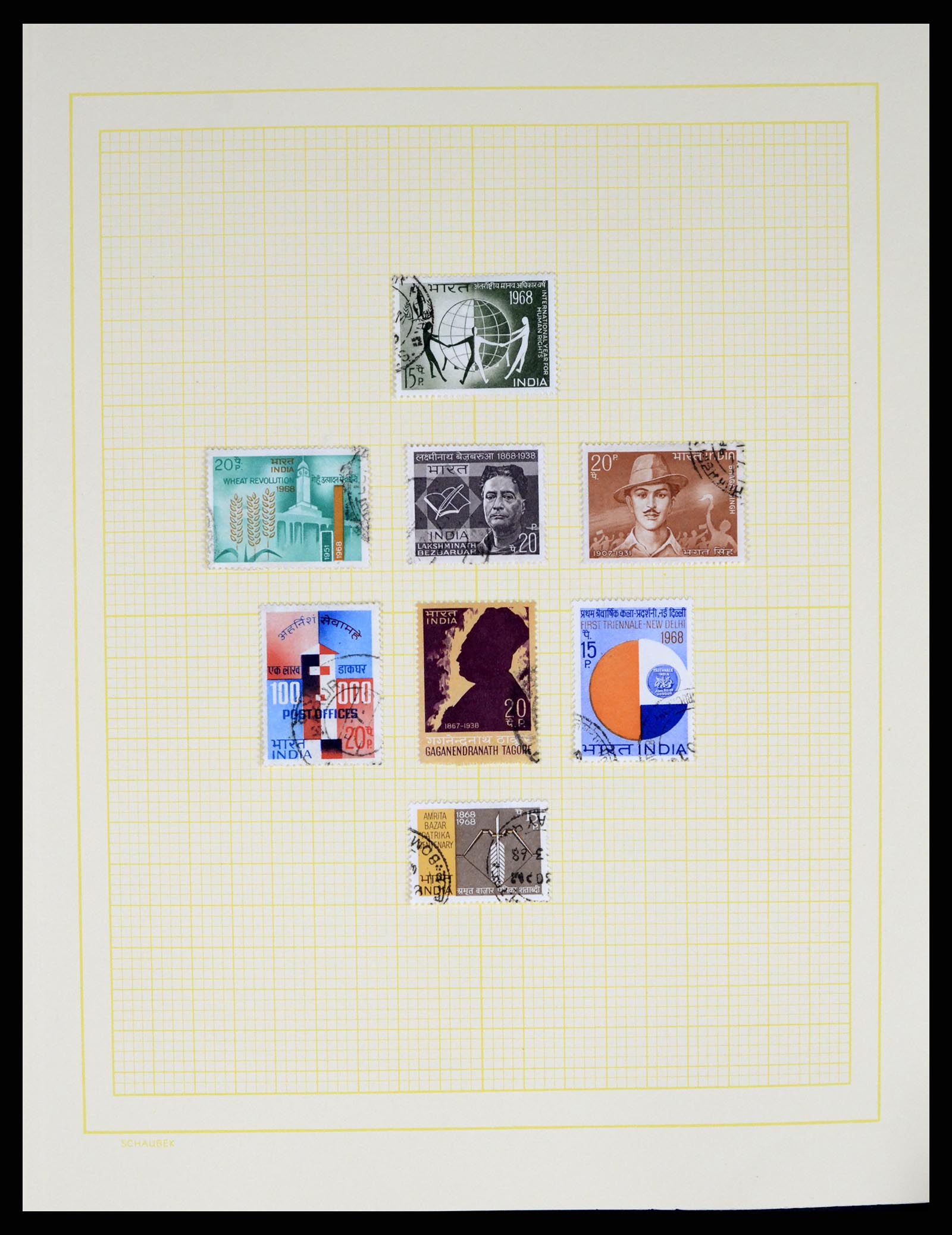 37624 054 - Postzegelverzameling 37624 India 1854-2013.