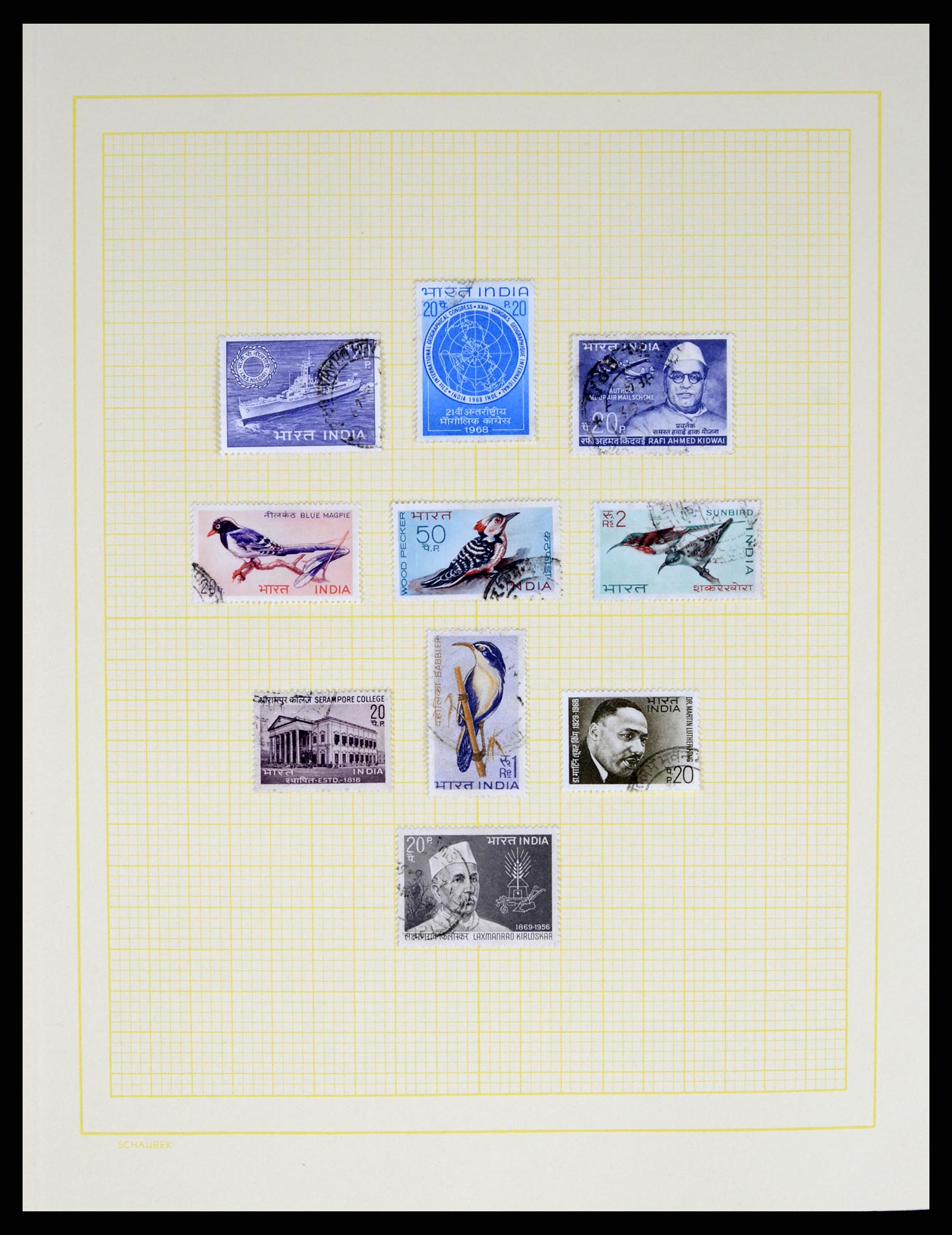 37624 056 - Postzegelverzameling 37624 India 1854-2013.