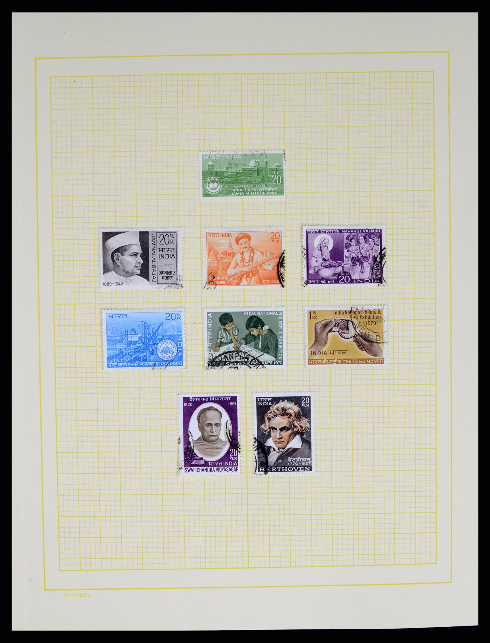 37624 060 - Postzegelverzameling 37624 India 1854-2013.