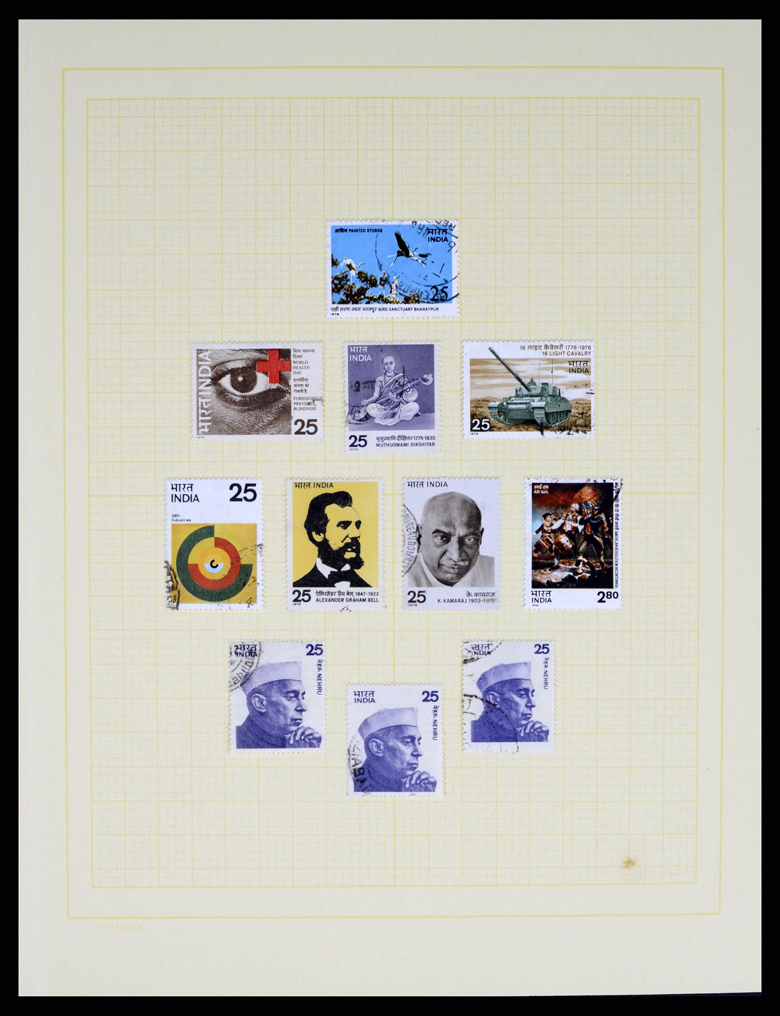 37624 081 - Postzegelverzameling 37624 India 1854-2013.