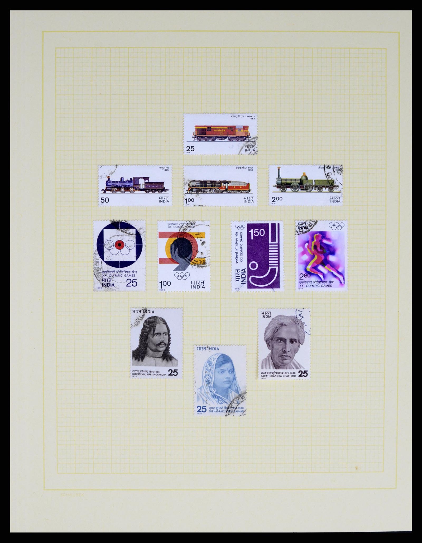 37624 082 - Postzegelverzameling 37624 India 1854-2013.