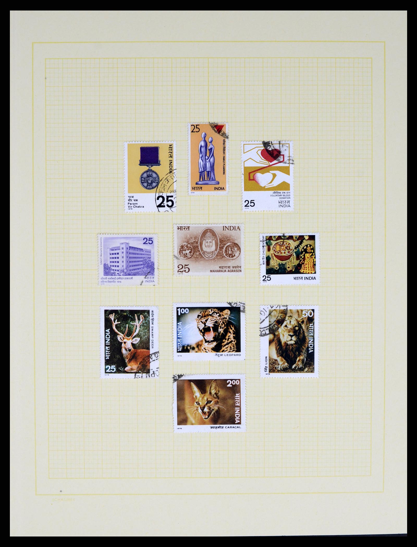 37624 083 - Postzegelverzameling 37624 India 1854-2013.