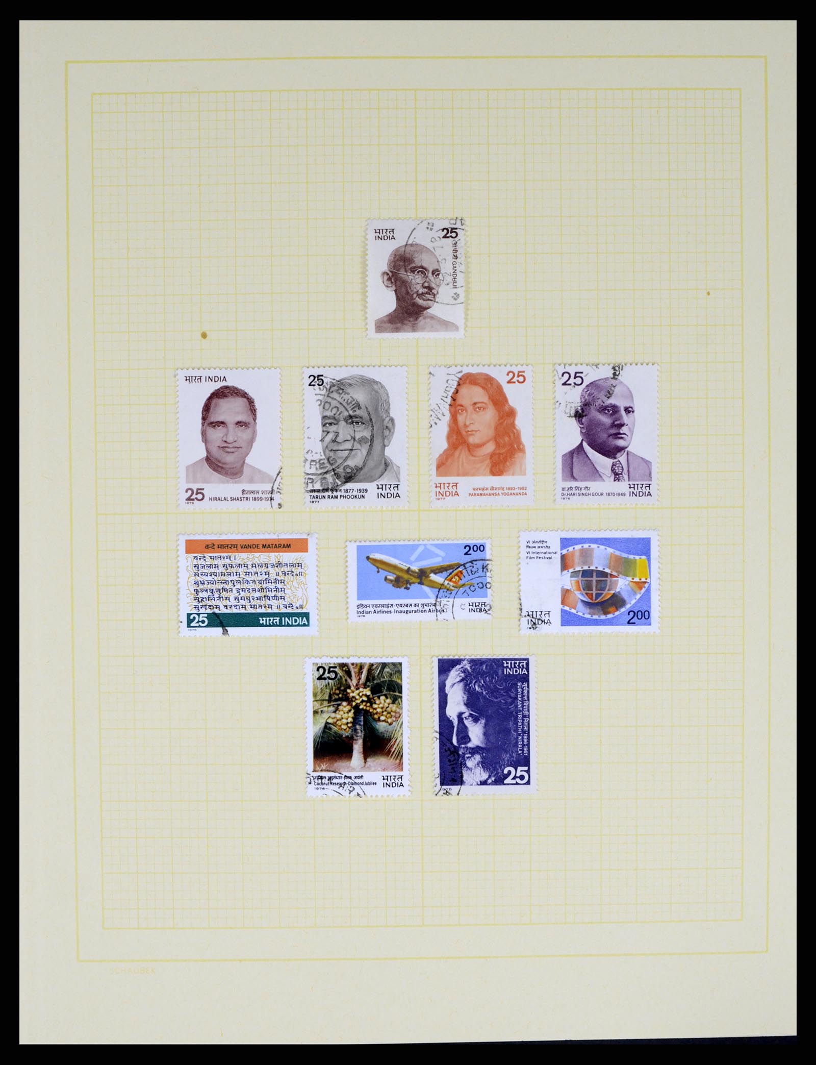 37624 084 - Postzegelverzameling 37624 India 1854-2013.