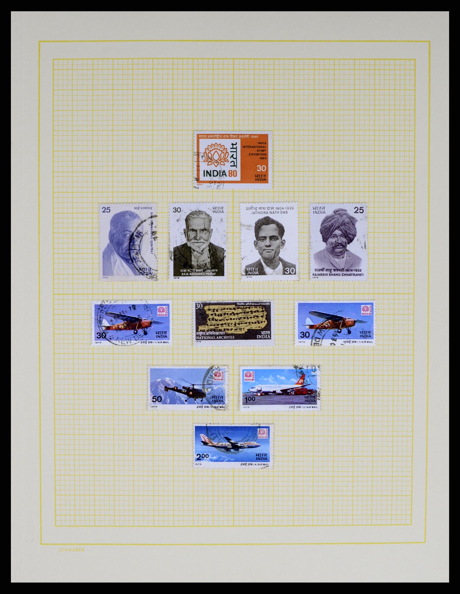 37624 093 - Postzegelverzameling 37624 India 1854-2013.