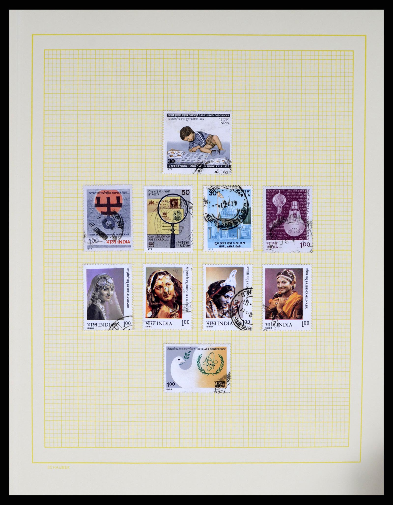 37624 094 - Postzegelverzameling 37624 India 1854-2013.