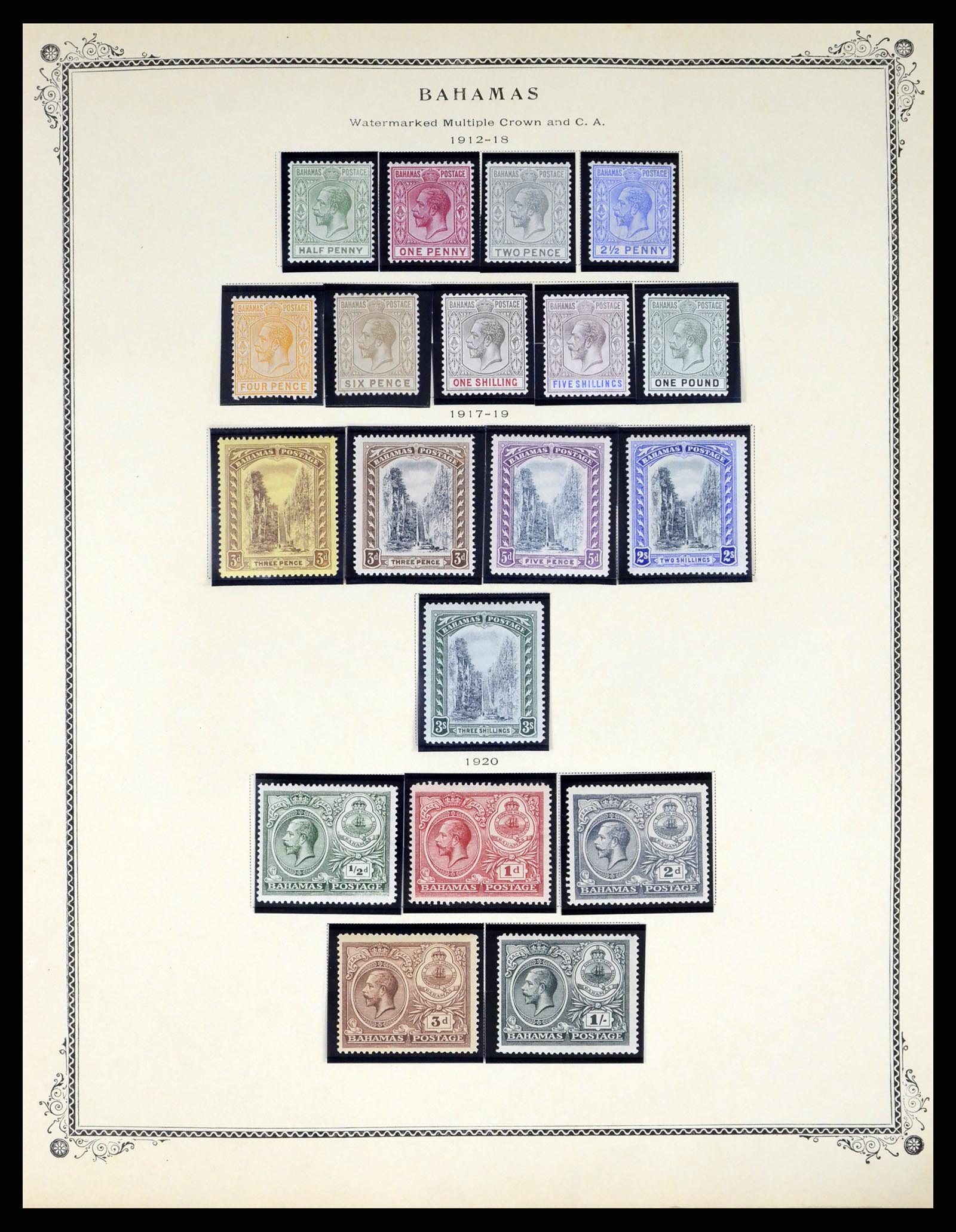 37629 006 - Postzegelverzameling 37629 Bahamas 1861-2013.