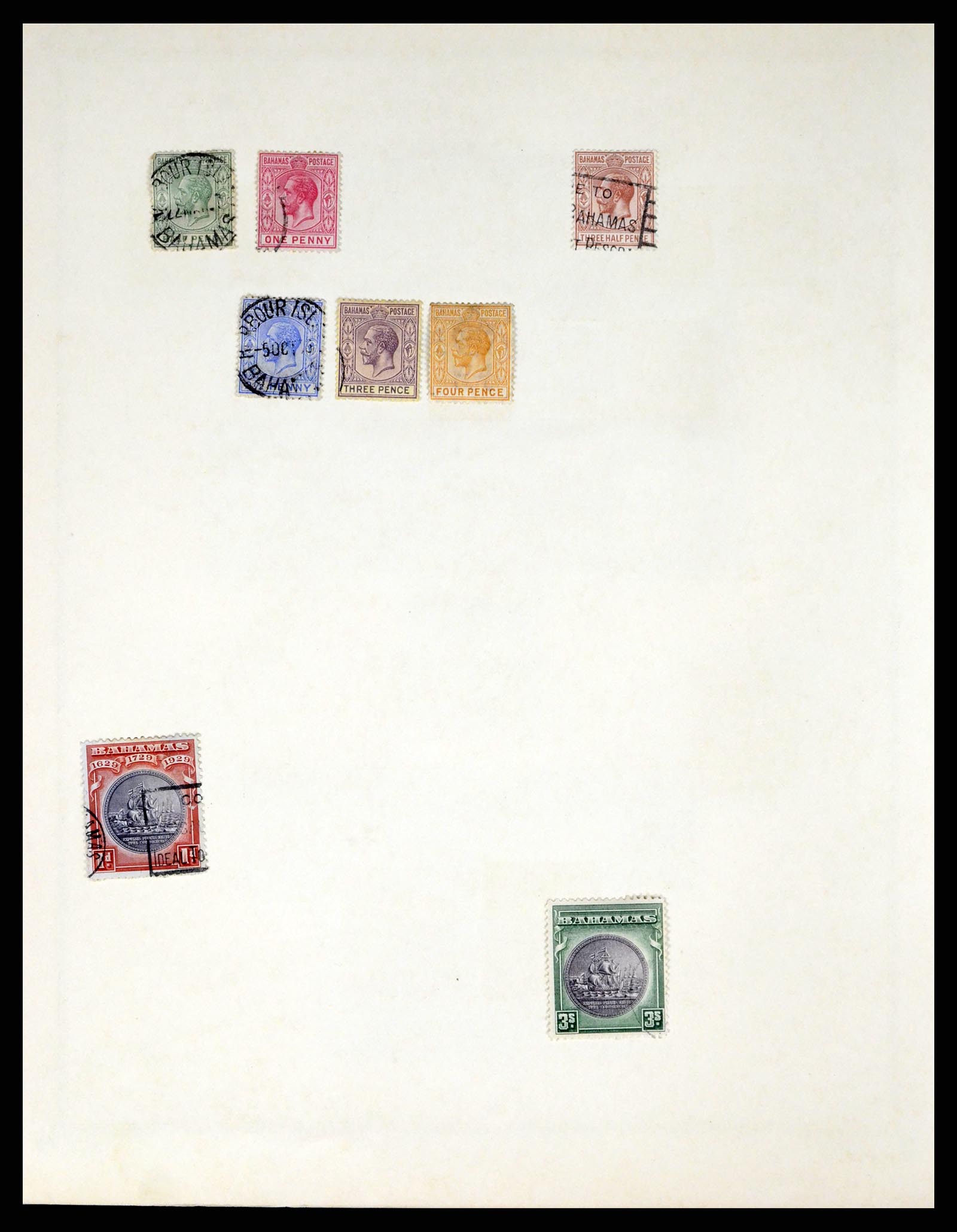 37629 007 - Postzegelverzameling 37629 Bahamas 1861-2013.