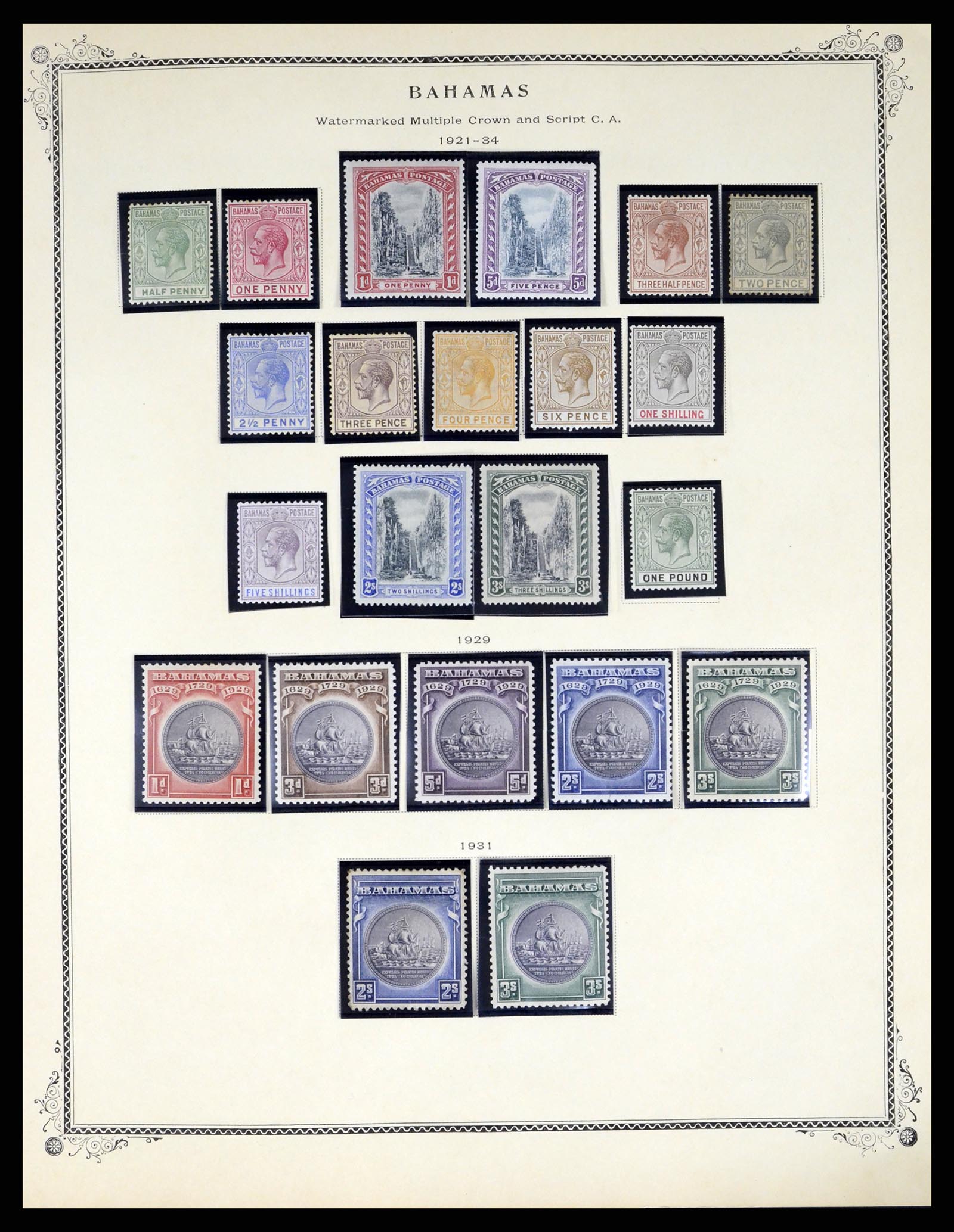 37629 008 - Postzegelverzameling 37629 Bahamas 1861-2013.