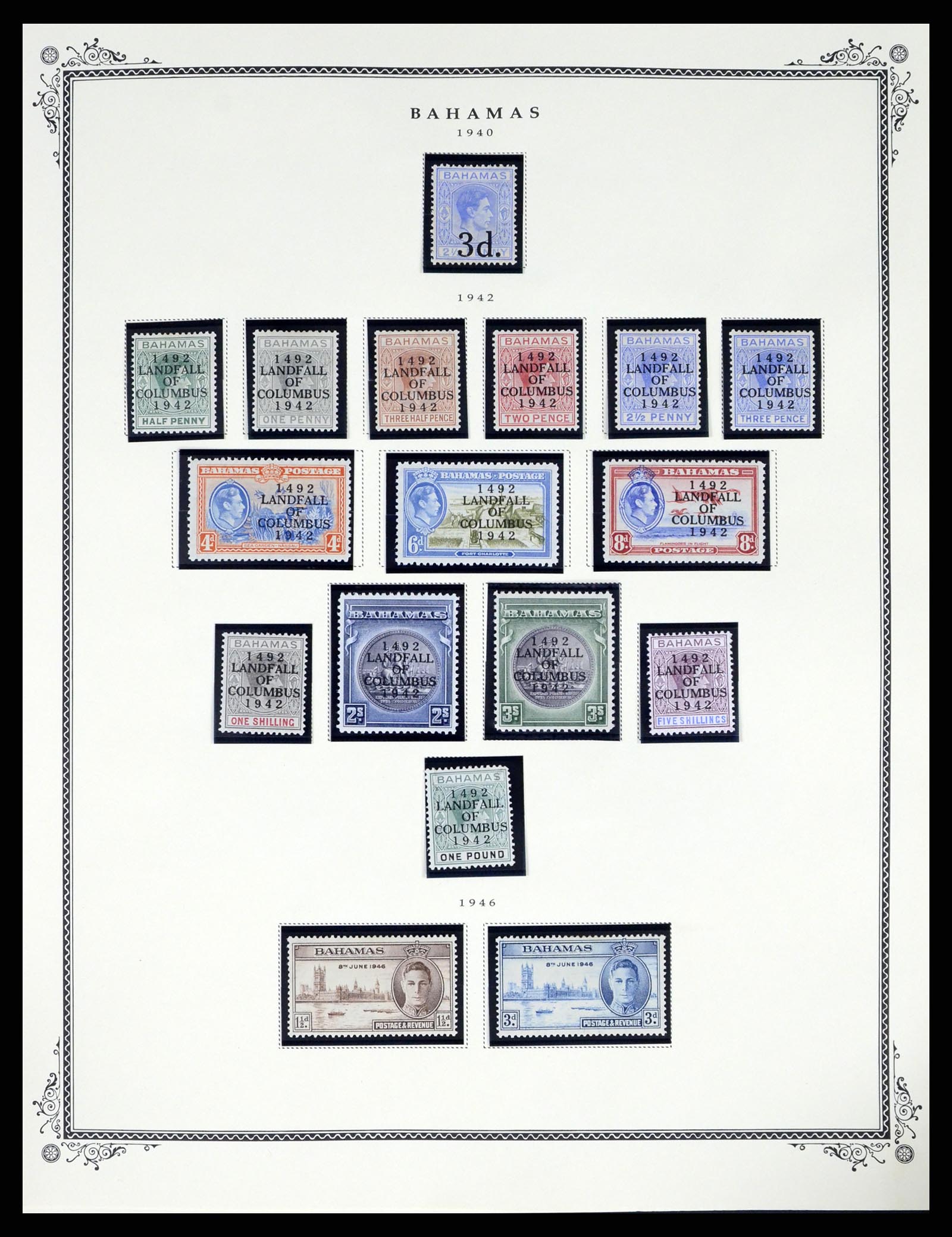 37629 013 - Postzegelverzameling 37629 Bahamas 1861-2013.
