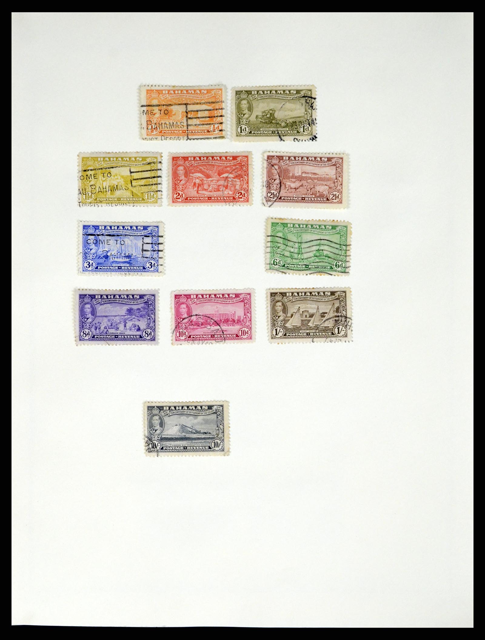 37629 014 - Postzegelverzameling 37629 Bahamas 1861-2013.