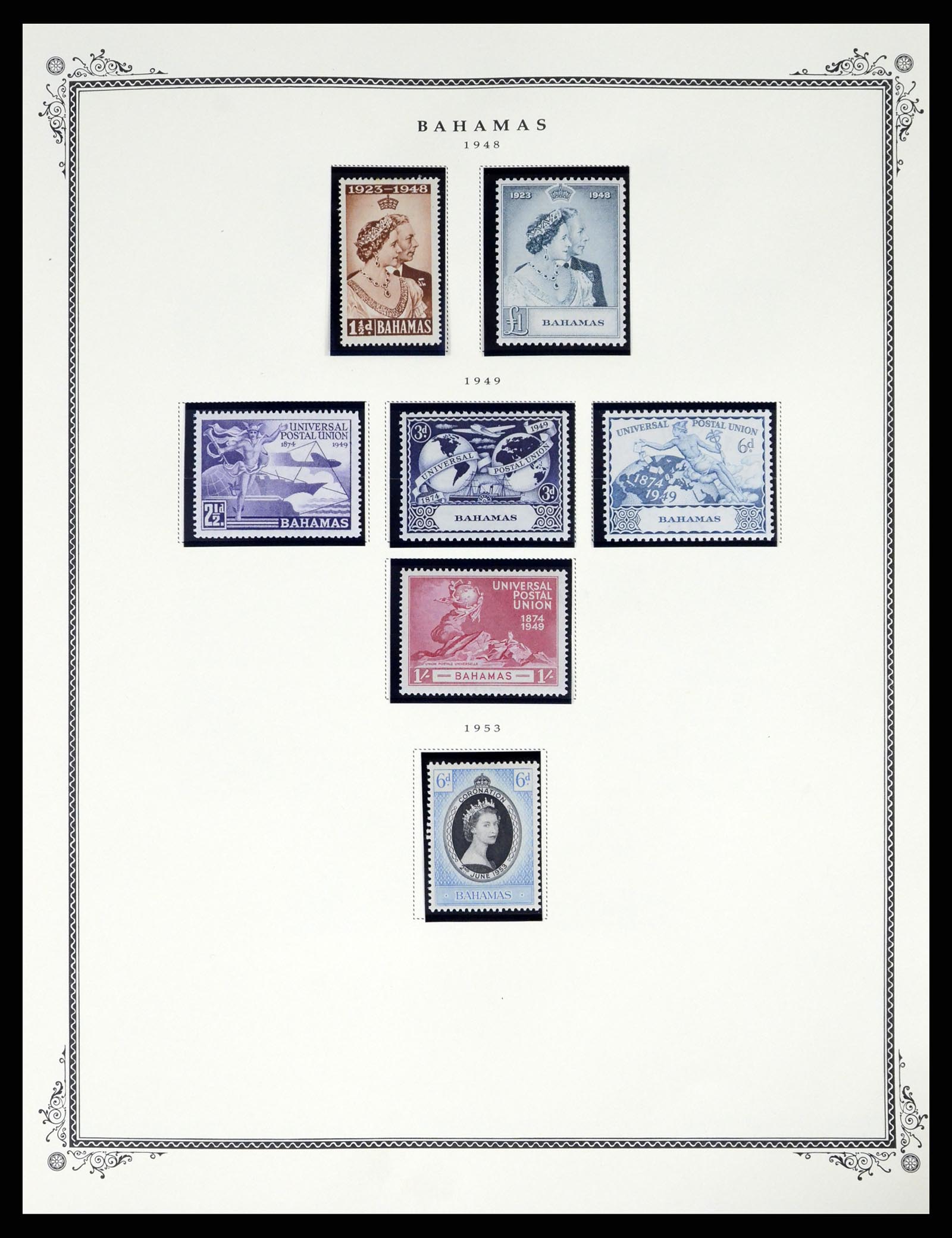 37629 017 - Postzegelverzameling 37629 Bahamas 1861-2013.