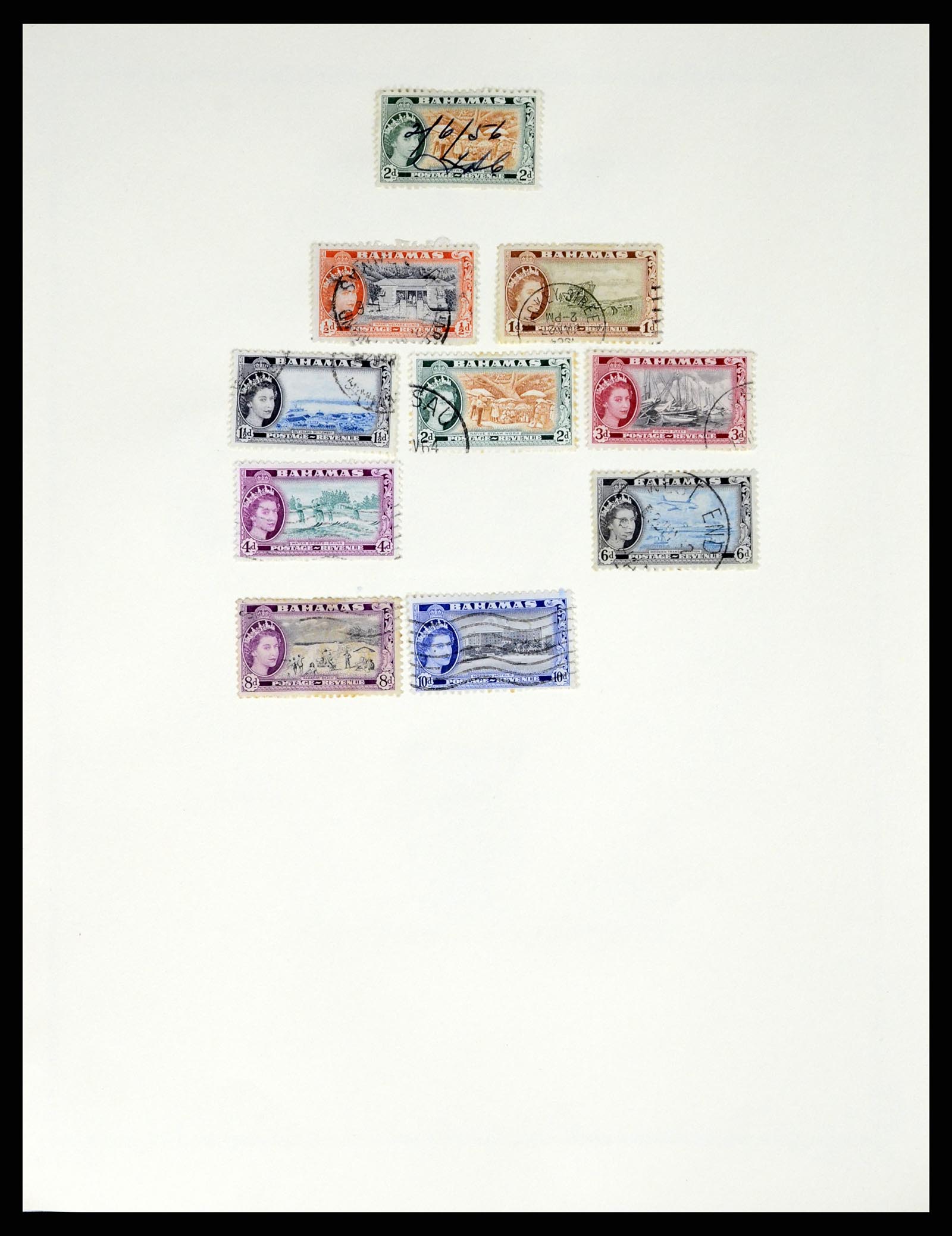 37629 018 - Postzegelverzameling 37629 Bahamas 1861-2013.